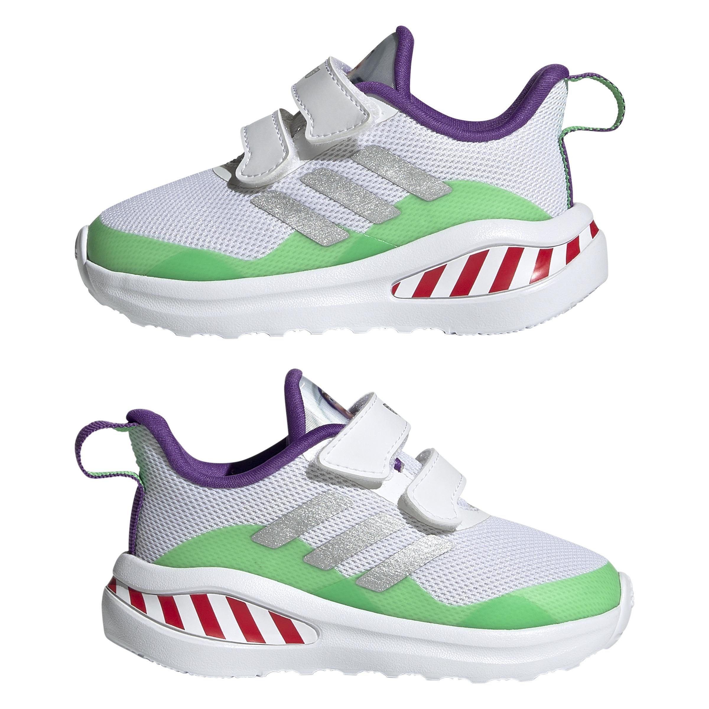 Unisex Kids adidas x Disney Pixar Buzz Lightyear Toy Story Fortarun Shoes, White, , large image number 6