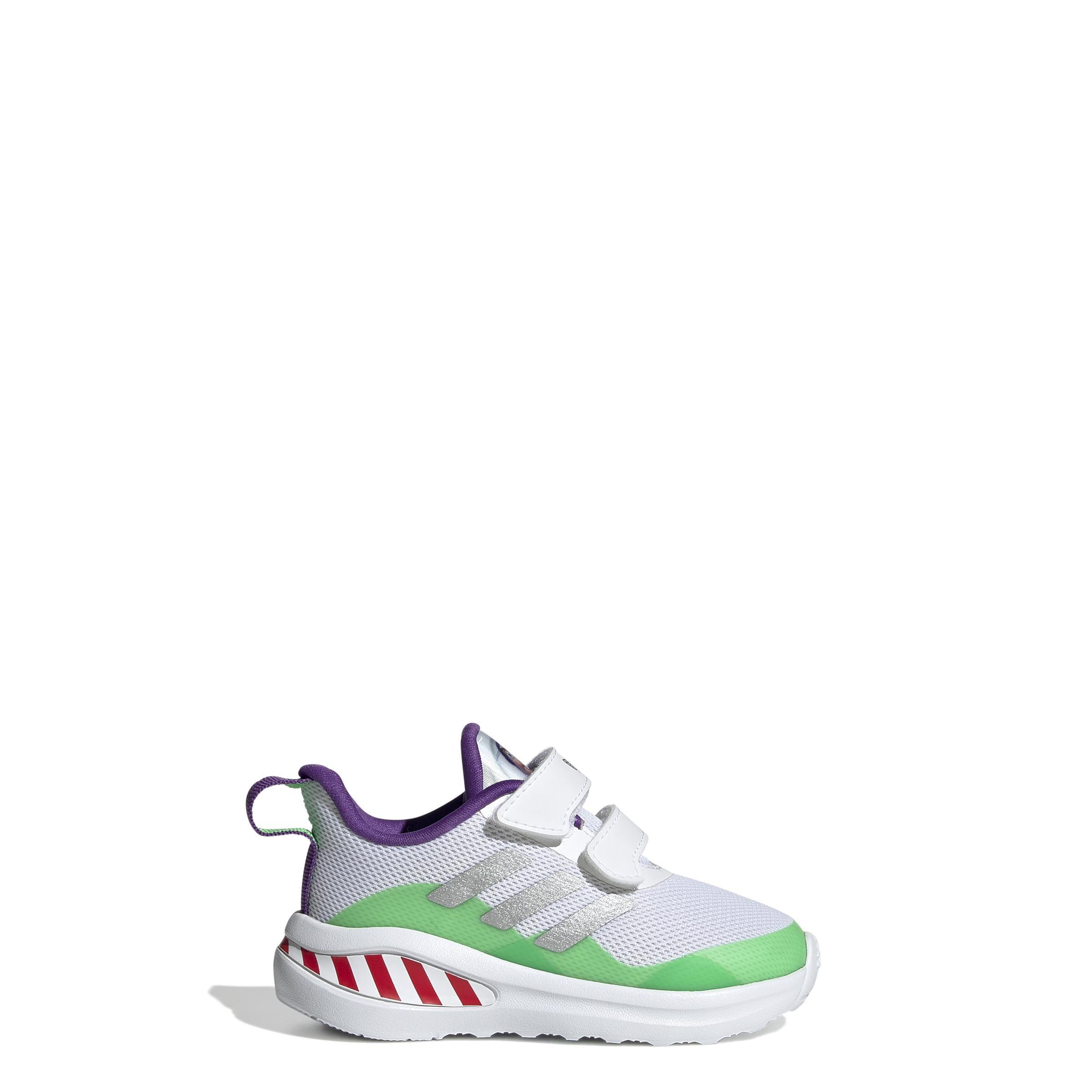 Unisex Kids adidas x Disney Pixar Buzz Lightyear Toy Story Fortarun Shoes, White, , large image number 8