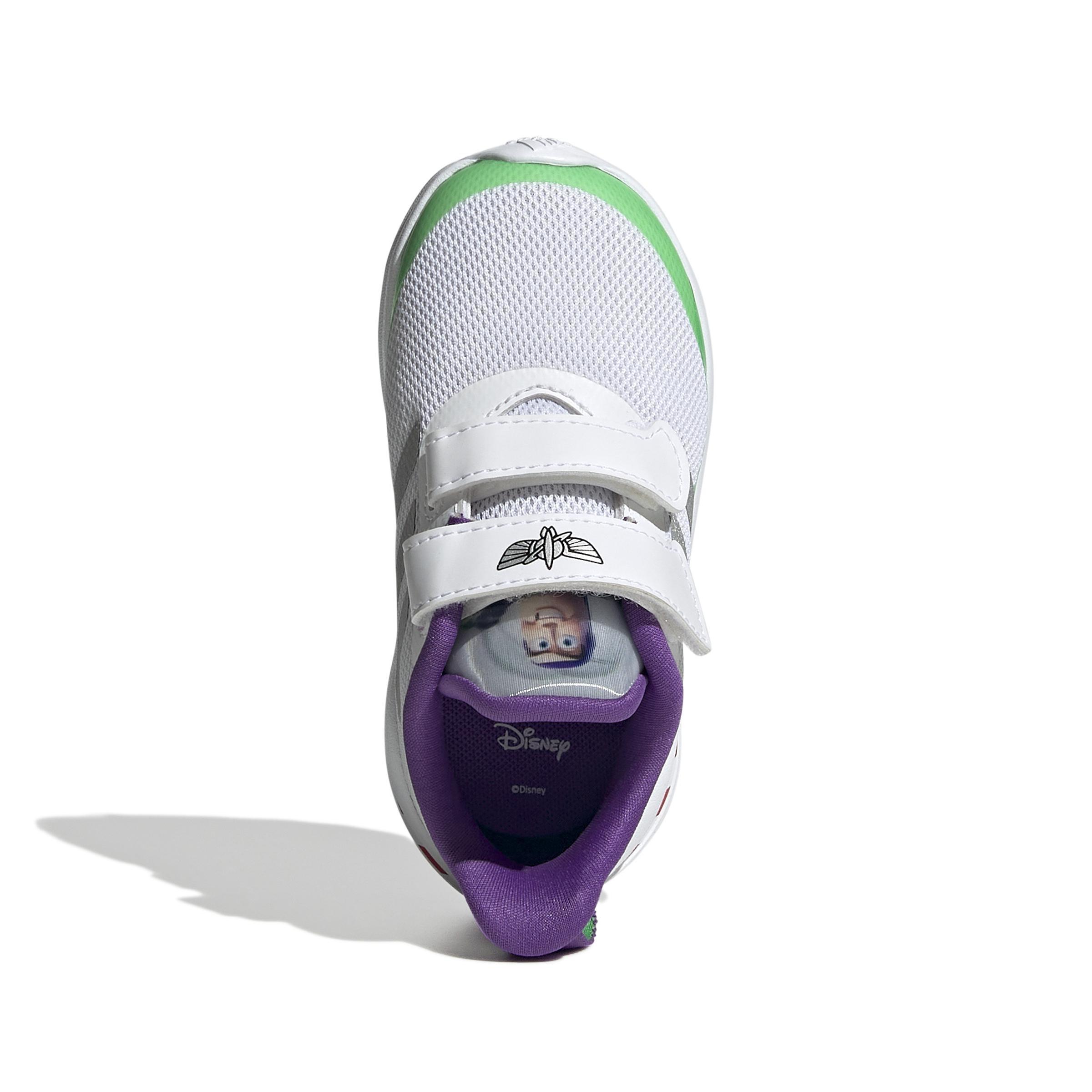 Unisex Kids adidas x Disney Pixar Buzz Lightyear Toy Story Fortarun Shoes, White, , large image number 12