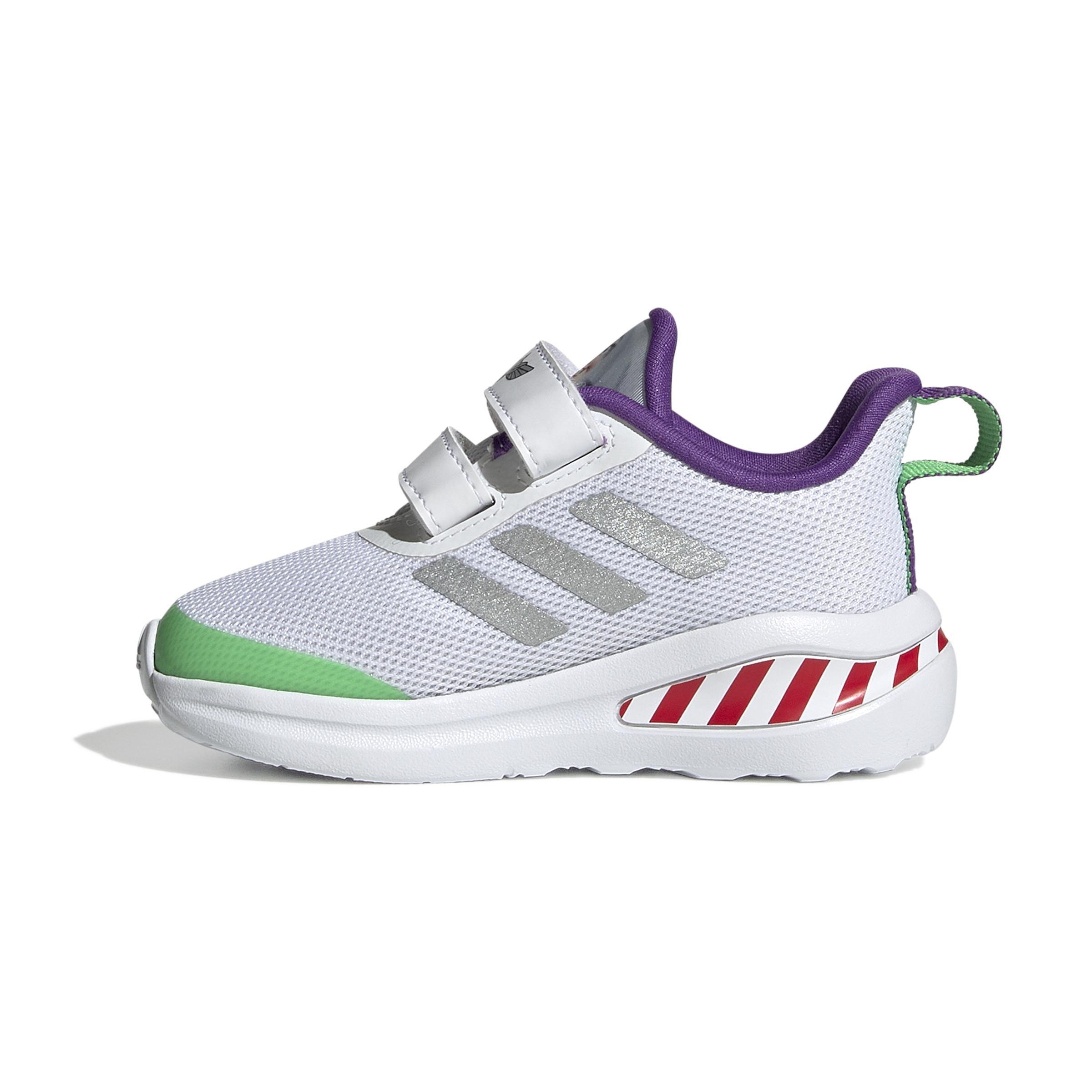 Unisex Kids adidas x Disney Pixar Buzz Lightyear Toy Story Fortarun Shoes, White, , large image number 14