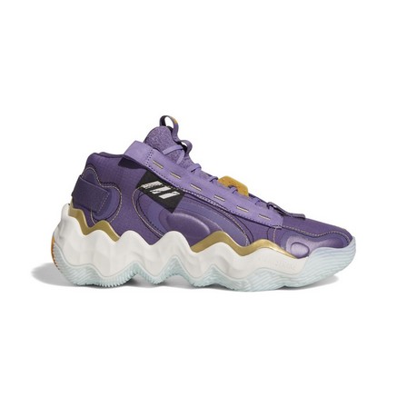 Women Exhibit B Candace Parker Mid Basketball Shoes, Purple, A901_ONE, large image number 0