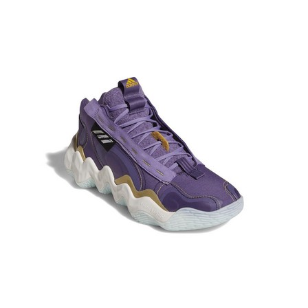 Women Exhibit B Candace Parker Mid Basketball Shoes, Purple, A901_ONE, large image number 1