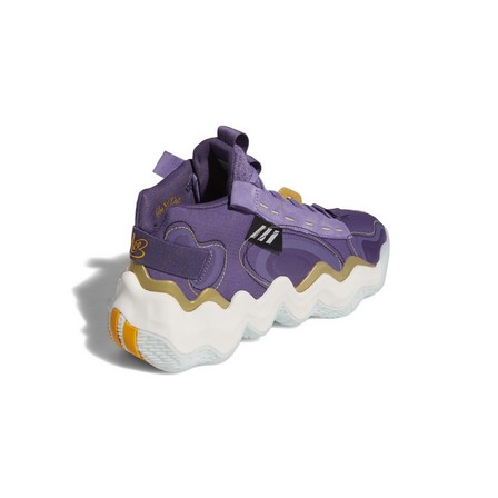 Women Exhibit B Candace Parker Mid Basketball Shoes, Purple, A901_ONE, large image number 2