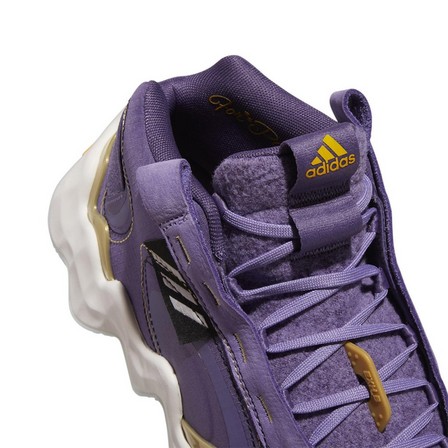 Women Exhibit B Candace Parker Mid Basketball Shoes, Purple, A901_ONE, large image number 4