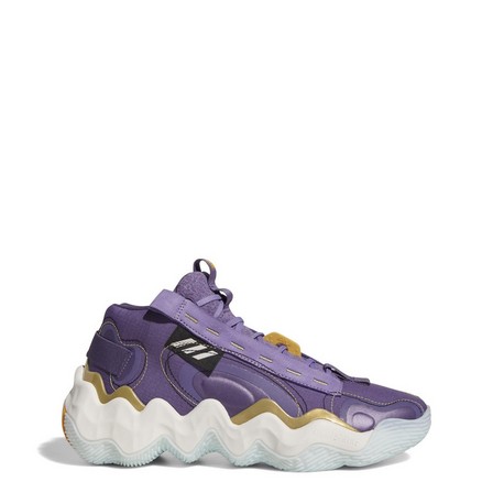 Women Exhibit B Candace Parker Mid Basketball Shoes, Purple, A901_ONE, large image number 10
