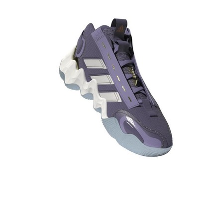Women Exhibit B Candace Parker Mid Basketball Shoes, Purple, A901_ONE, large image number 11