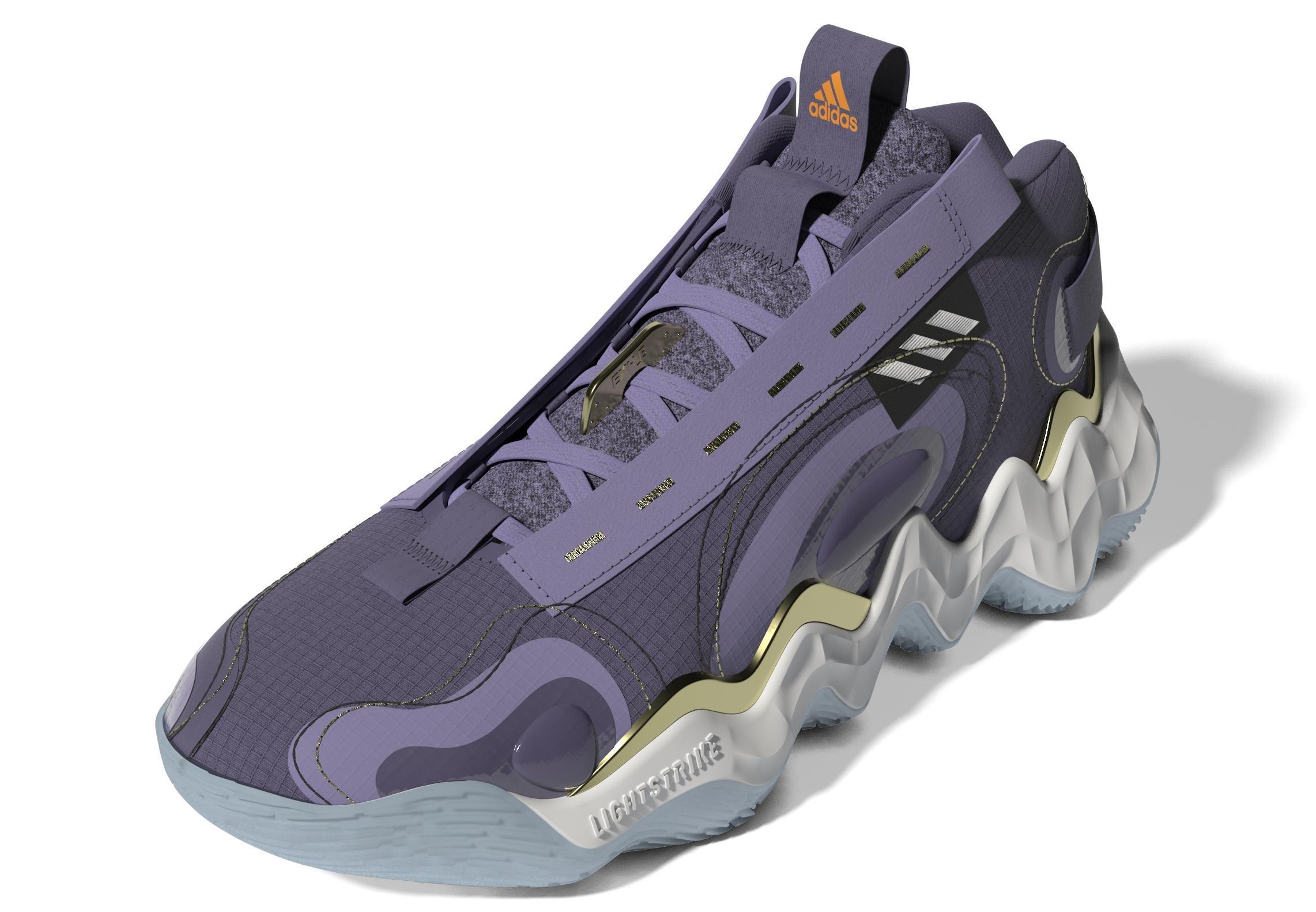 Exhibit B Candace Parker Mid Basketball Shoes, Purple, , large image number 18
