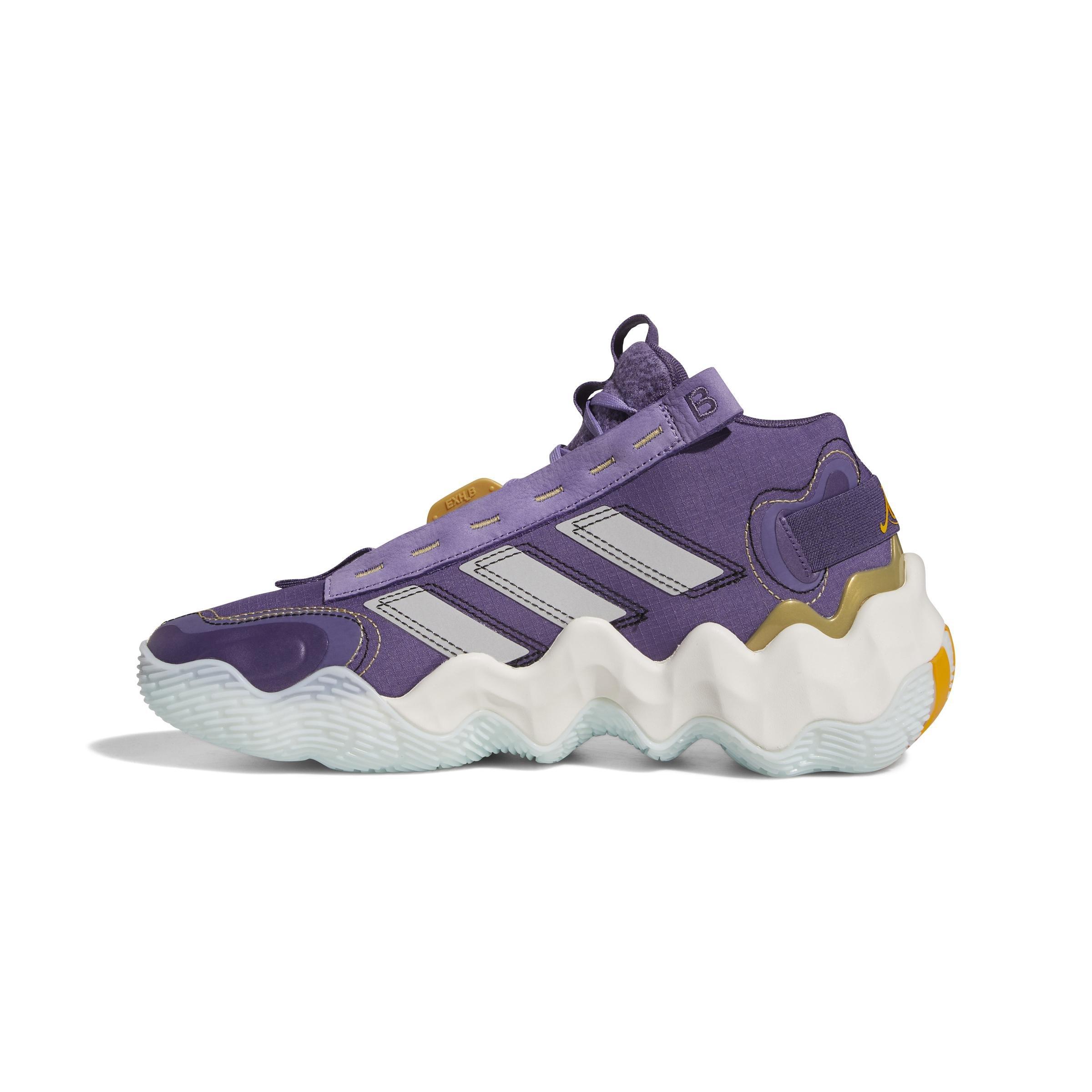 Women Exhibit B Candace Parker Mid Basketball Shoes Purple