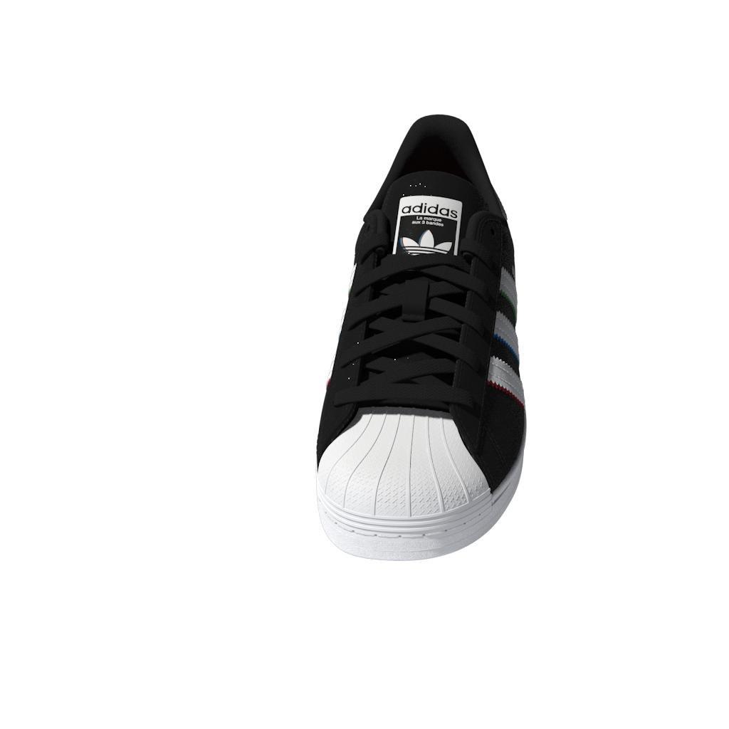 Unisex Kids Superstar Shoes, Black, A901_ONE, large image number 6