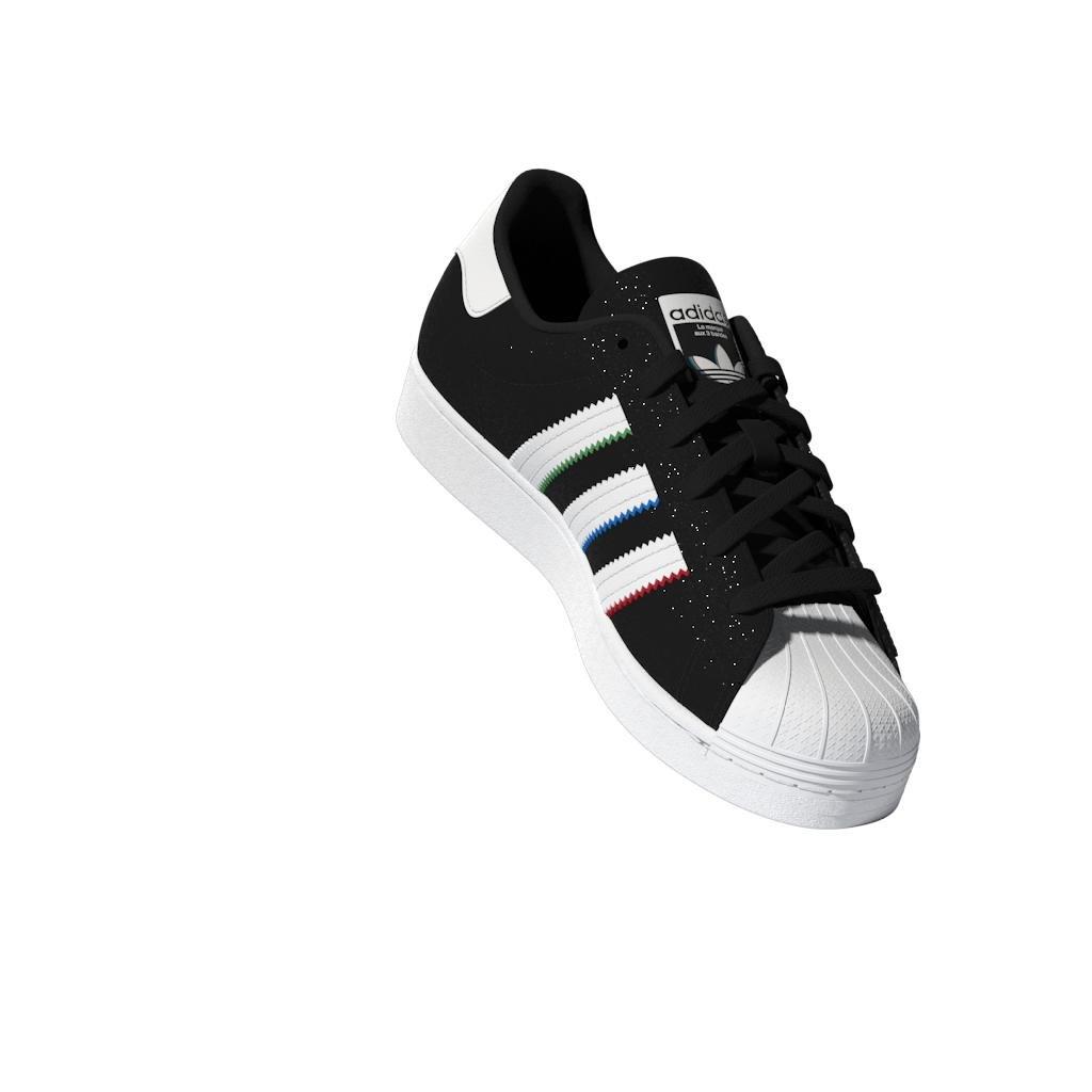 Unisex Kids Superstar Shoes, Black, A901_ONE, large image number 11
