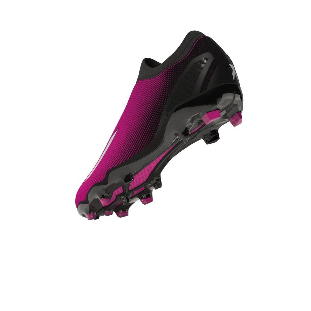 Unisex X Speedportal.3 Laceless Firm Ground Boots, Pink, A901_ONE, large image number 15