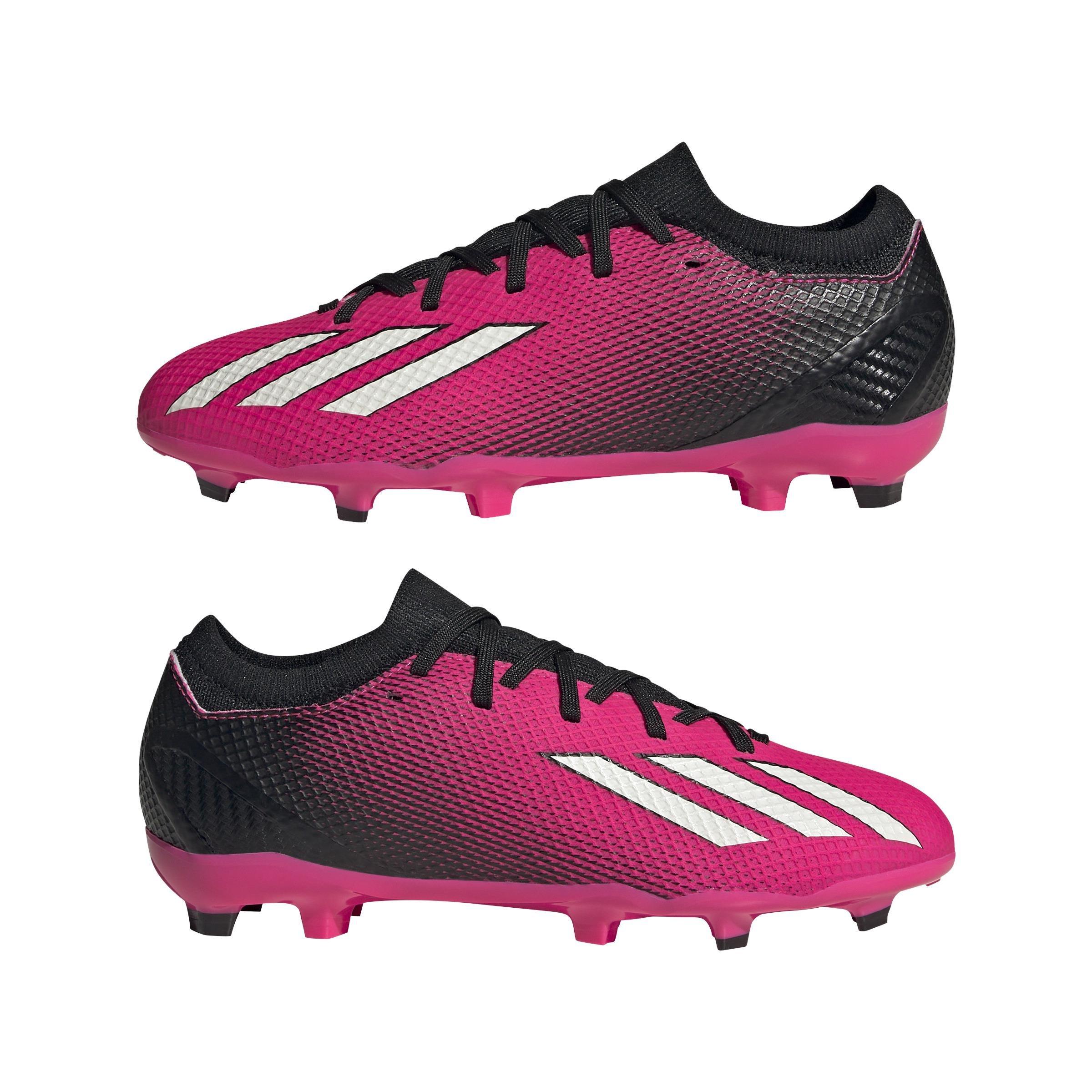 Unisex Kids Speedportal.3 Firm Ground Boots, Pink, A901_ONE, large image number 7