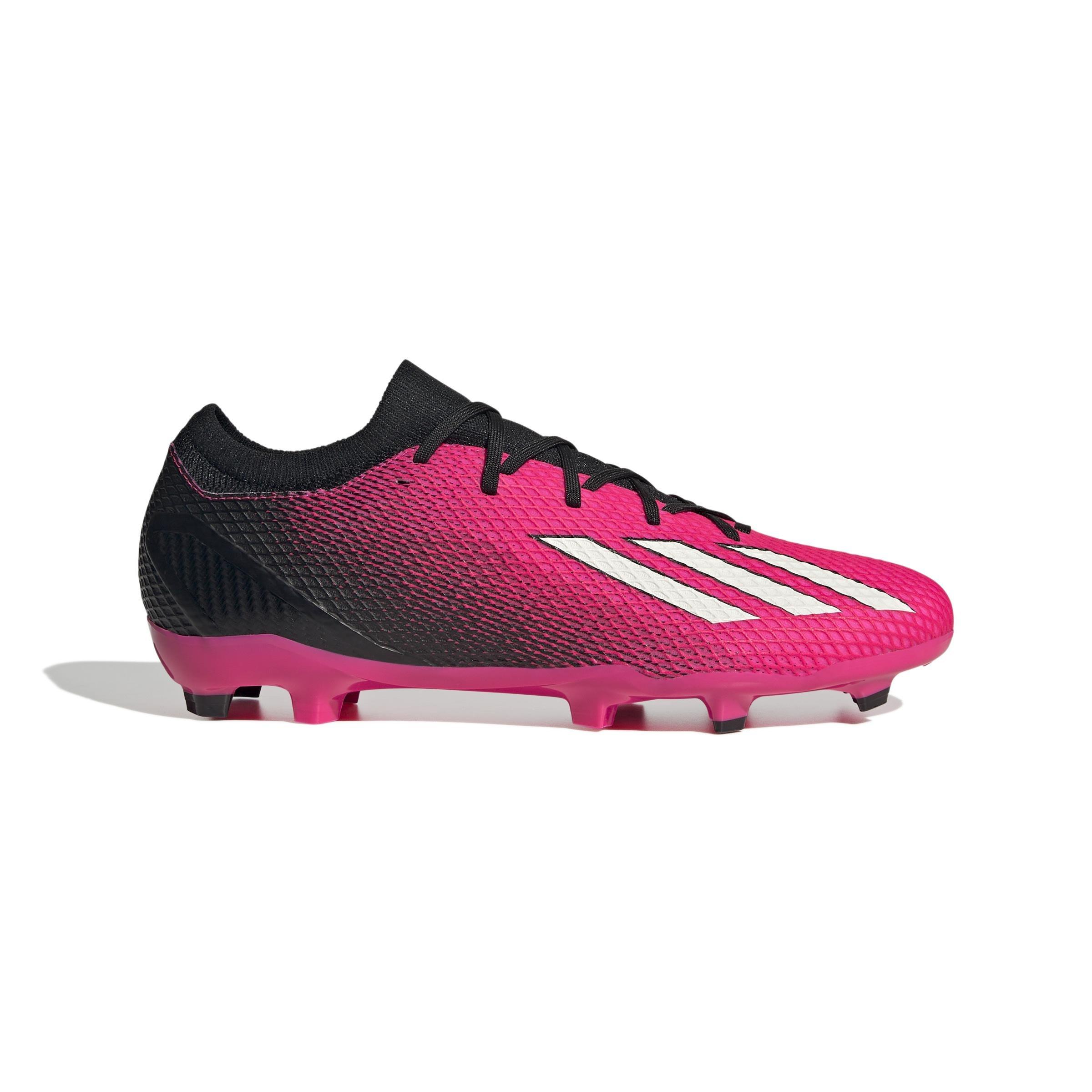 Unisex X Speedportal.3 Firm Ground Boots, Pink, A901_ONE, large image number 0