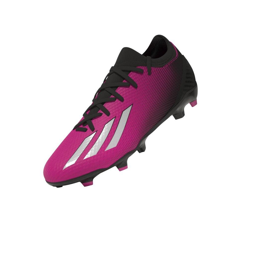 Unisex X Speedportal.3 Firm Ground Boots, Pink, A901_ONE, large image number 4