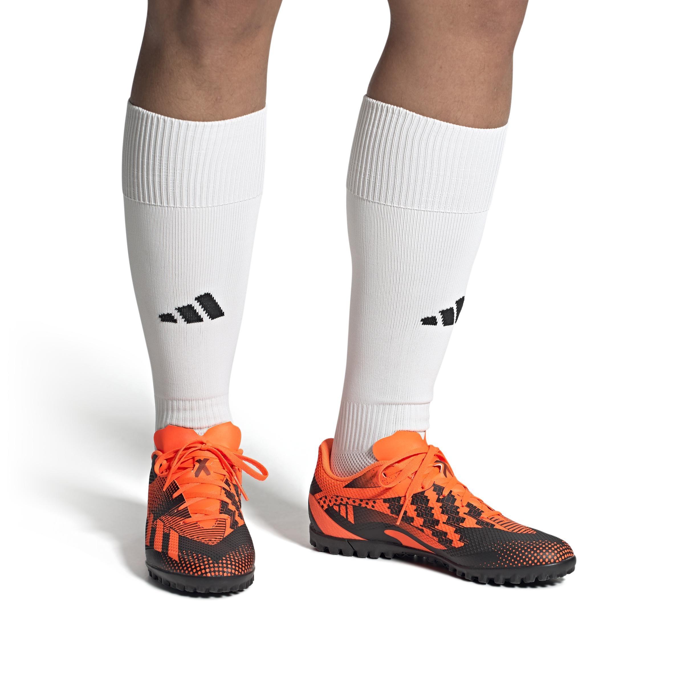 Unisex X Speedportal Messi.4 Turf Boots, Orange, , large image number 0