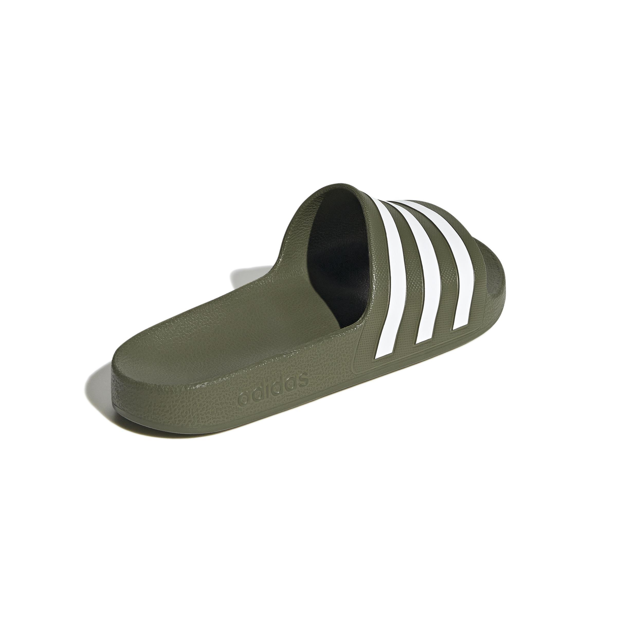 Unisex Adilette Aqua Slides, Green, , large image number 1