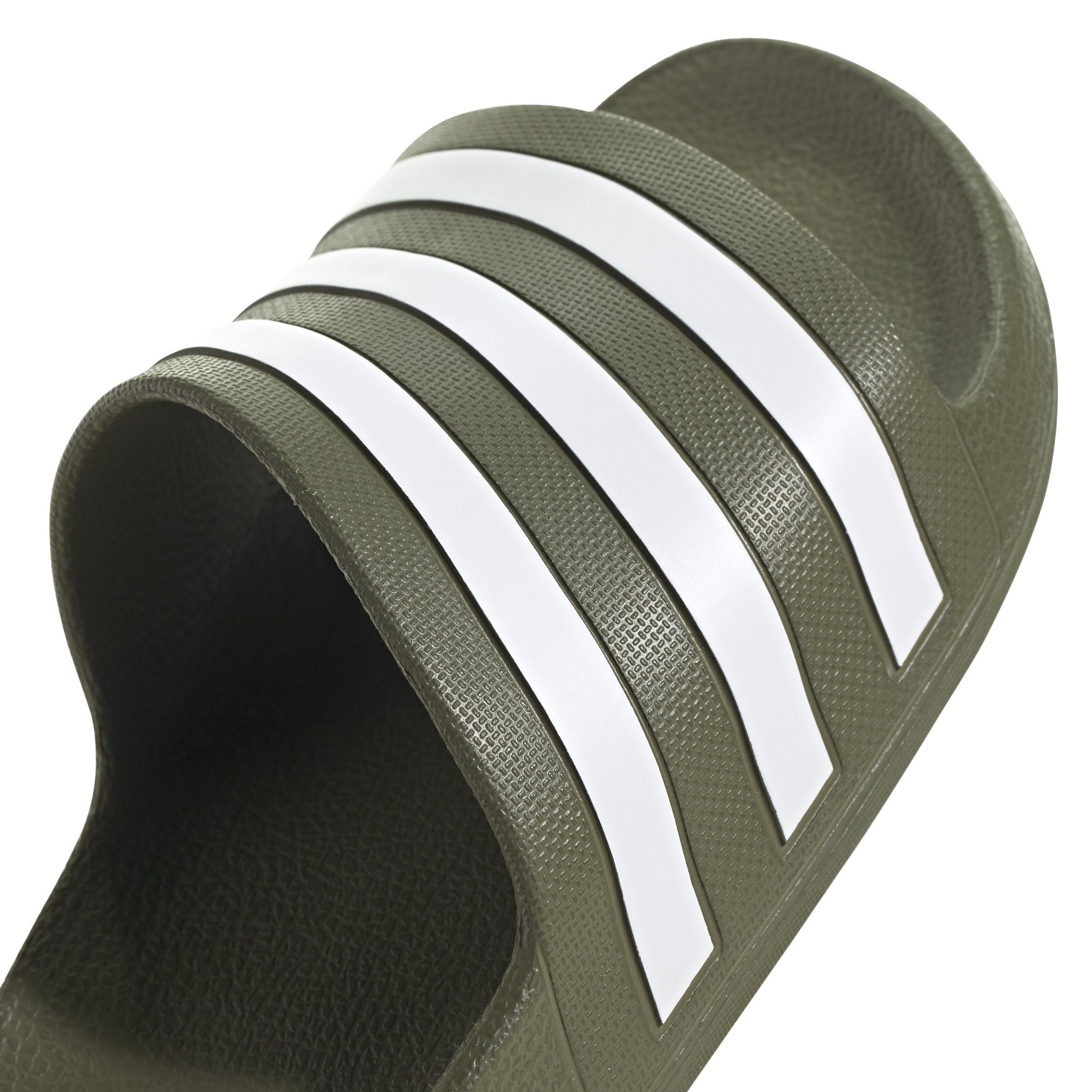 Unisex Adilette Aqua Slides, Green, A901_ONE, large image number 2