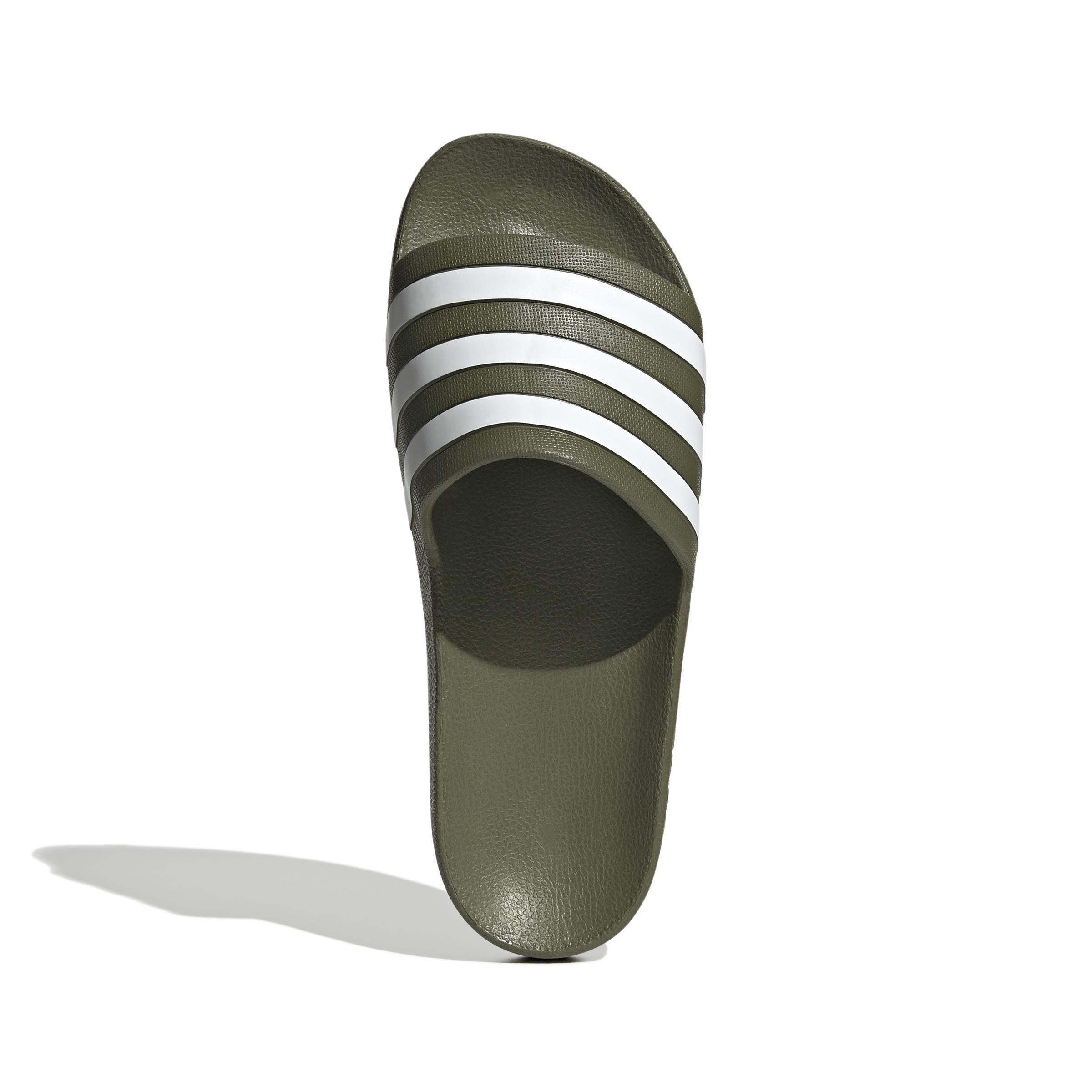 Unisex Adilette Aqua Slides, Green, , large image number 4
