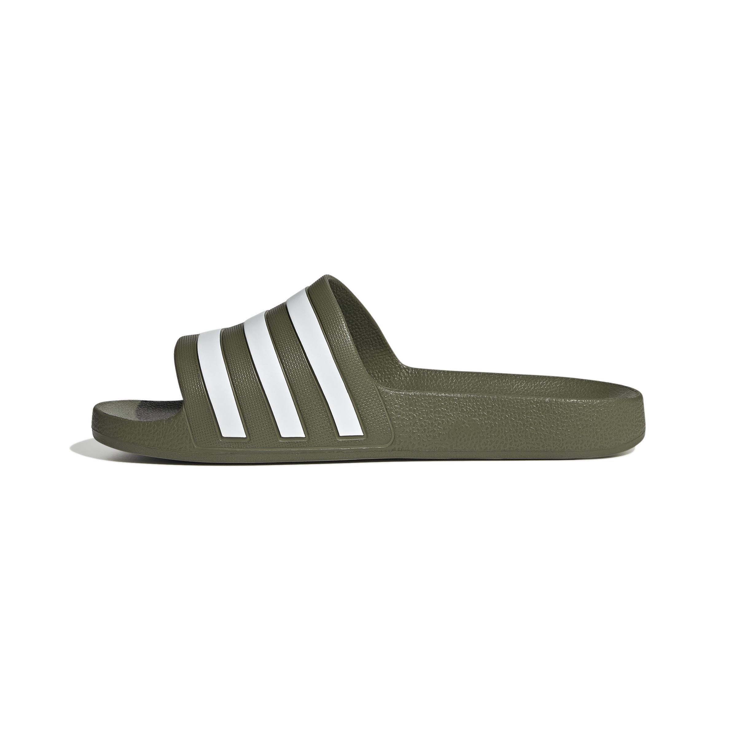 Unisex Adilette Aqua Slides, Green, , large image number 7