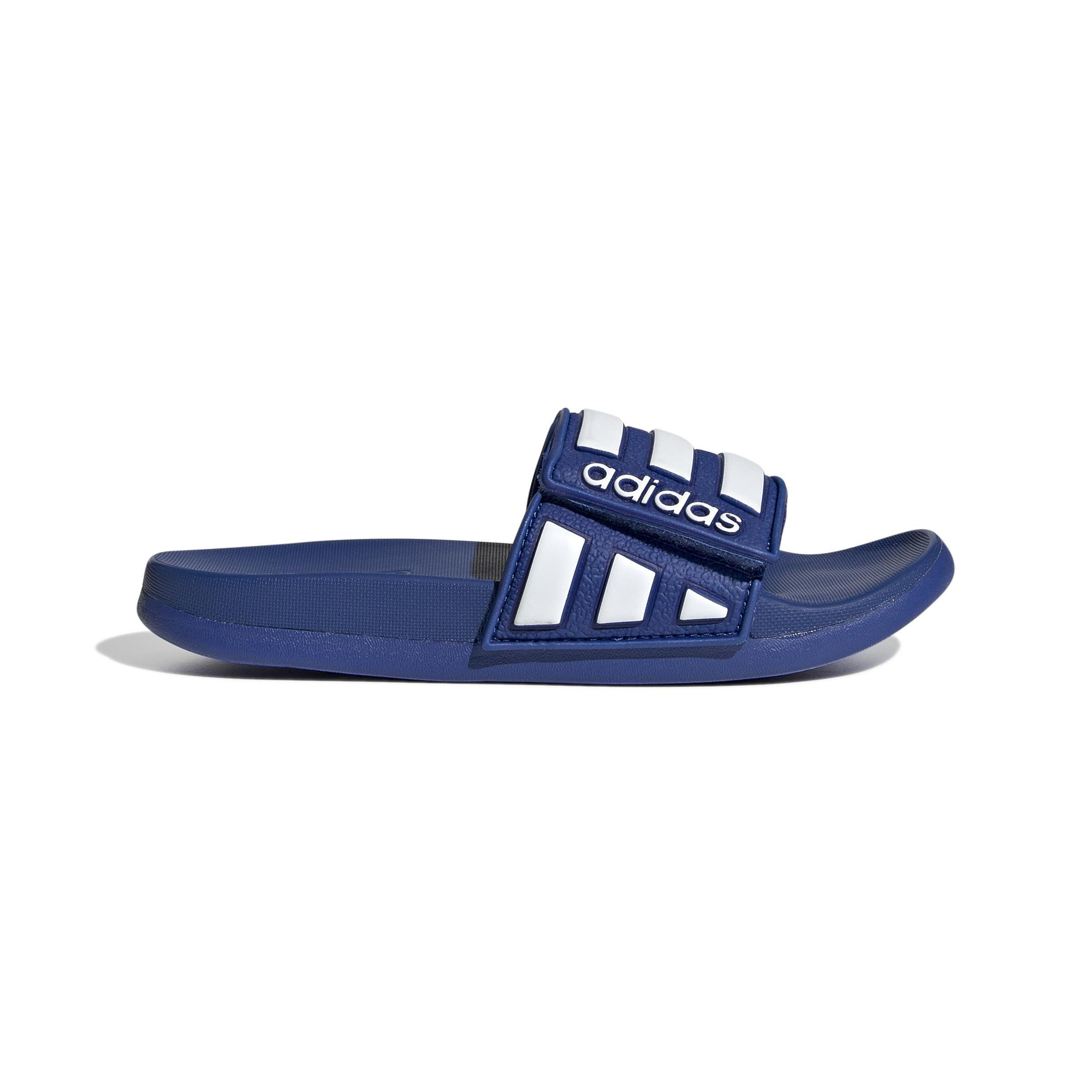 Unisex Kids Adilette Comfort Adjustable Slides, Blue, , large image number 0