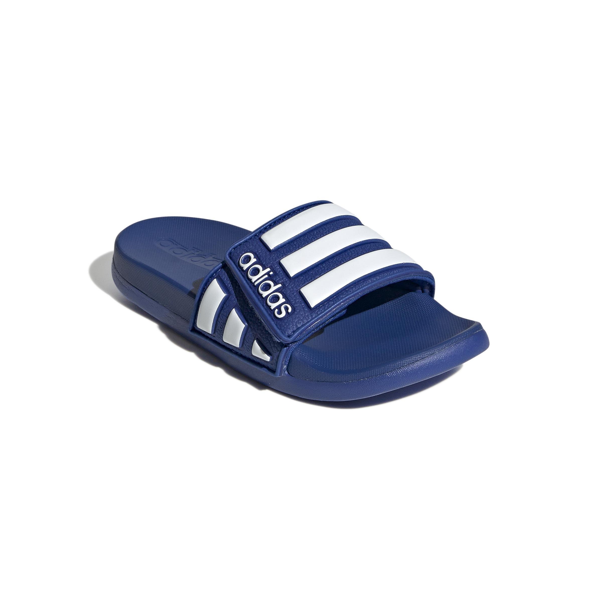Unisex Kids Adilette Comfort Adjustable Slides, Blue, , large image number 1
