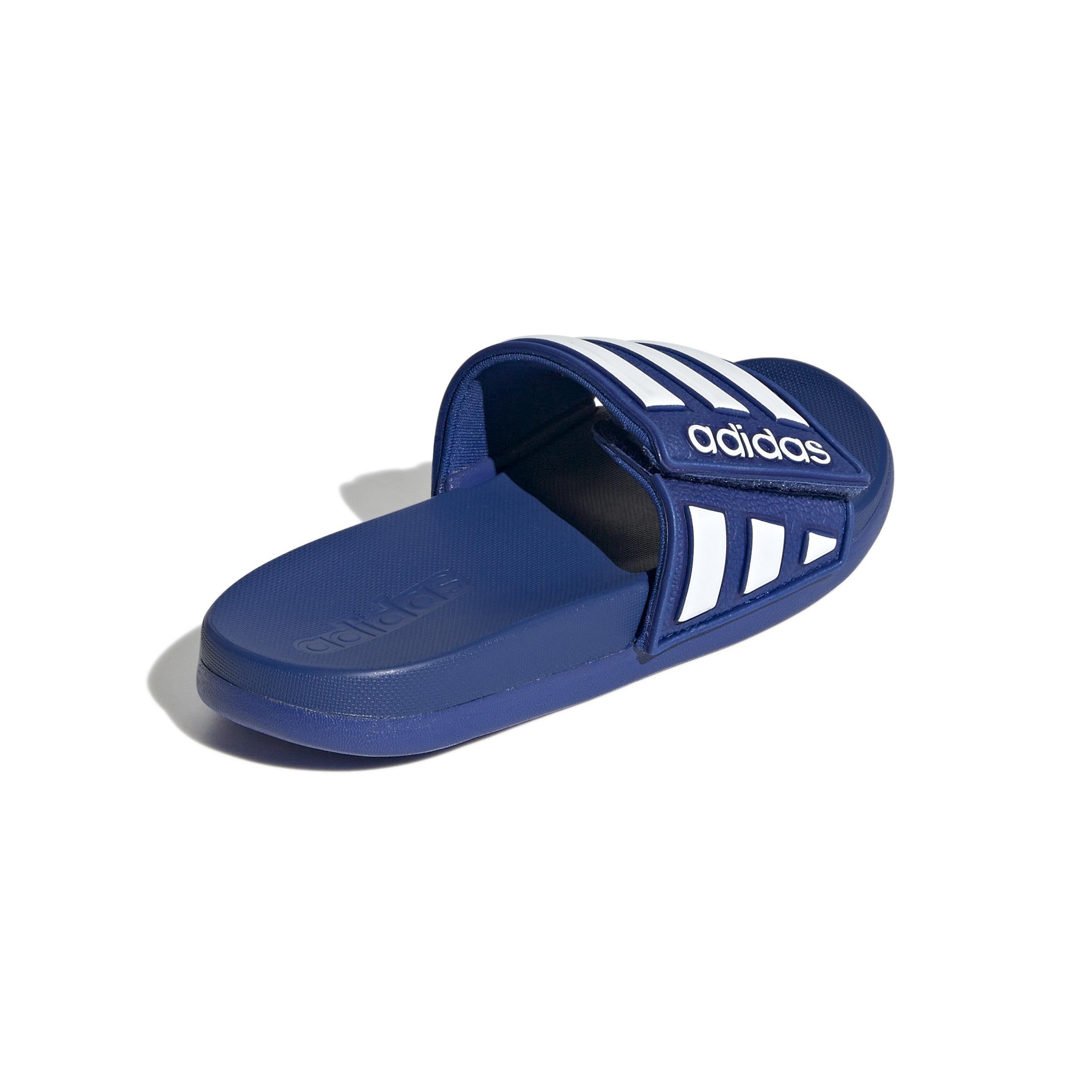 Unisex Kids Adilette Comfort Adjustable Slides, Blue, , large image number 2