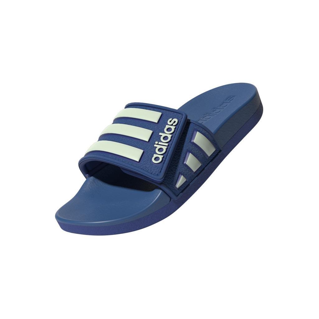 Unisex Kids Adilette Comfort Adjustable Slides, Blue, , large image number 8