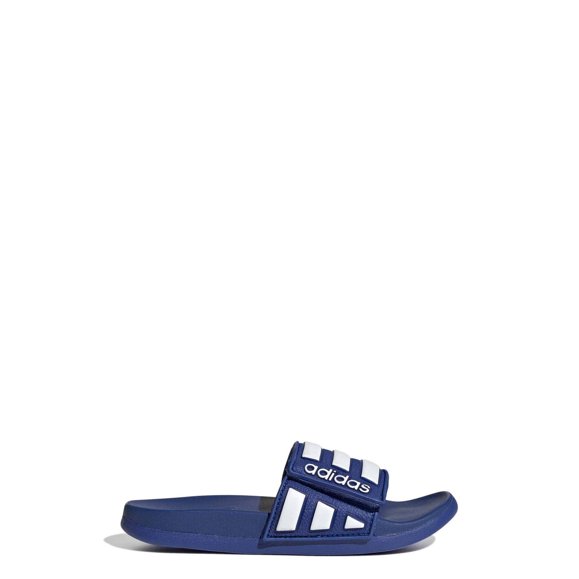 Unisex Kids Adilette Comfort Adjustable Slides, Blue, , large image number 16