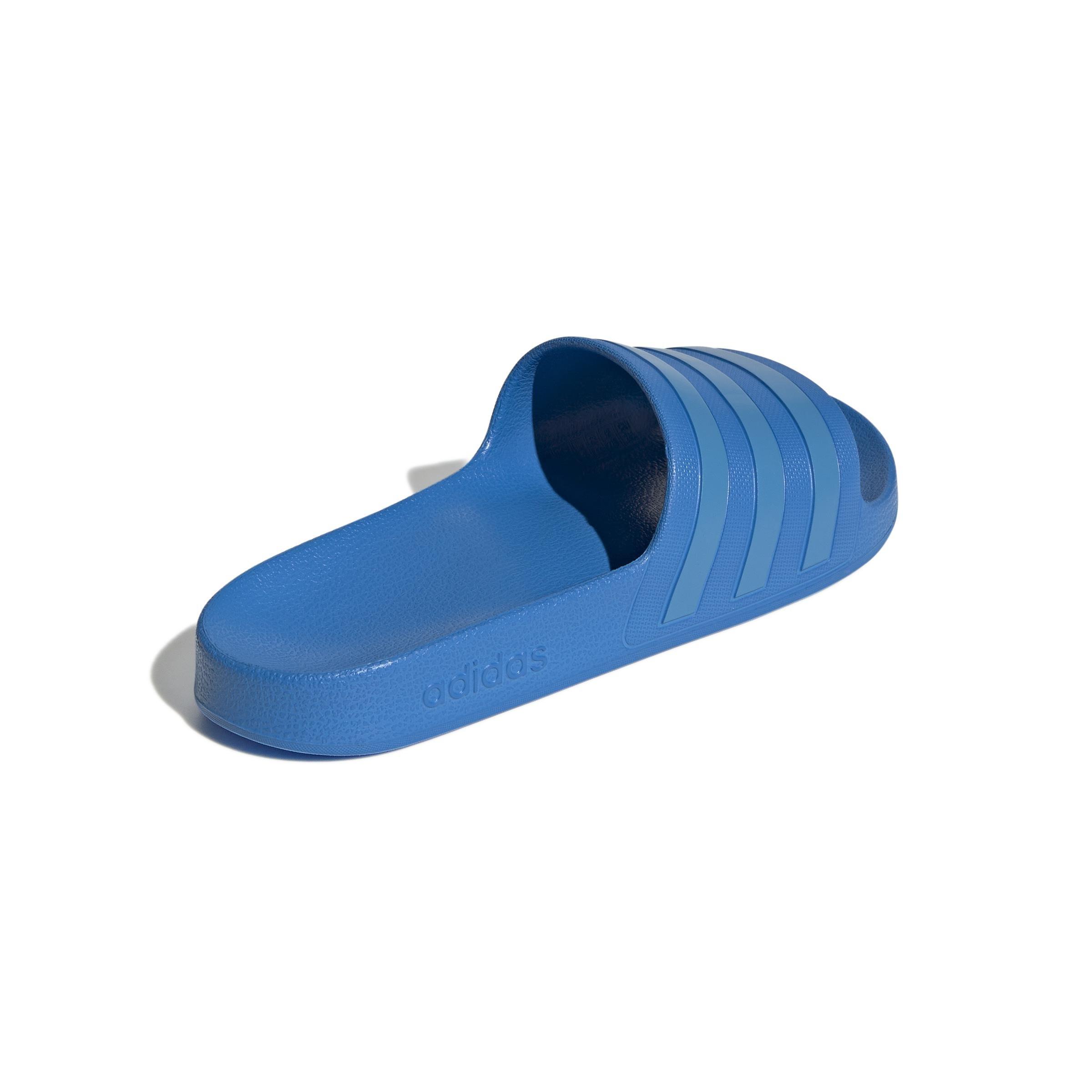 Unisex Adilette Aqua Slides, Blue, A901_ONE, medium