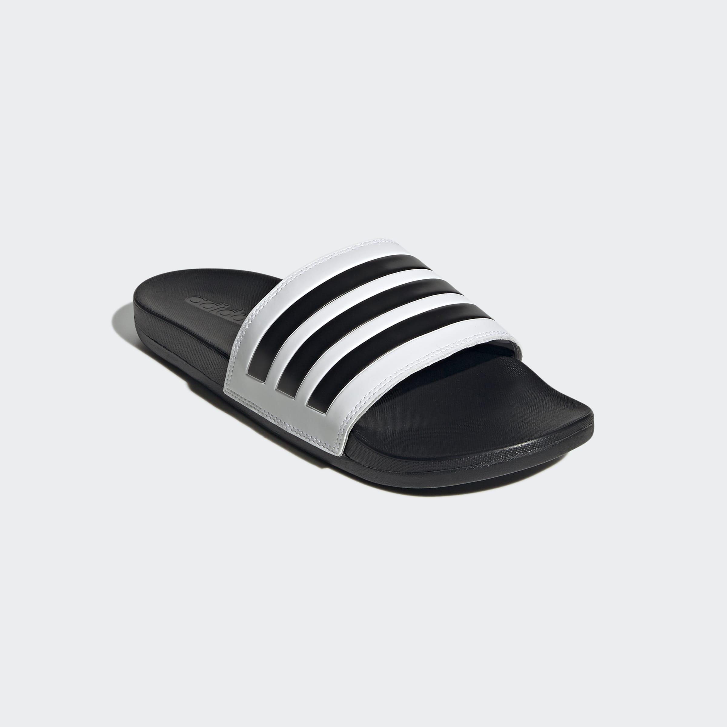 Unisex Adilette Comfort Slides, White, A901_ONE, large image number 2