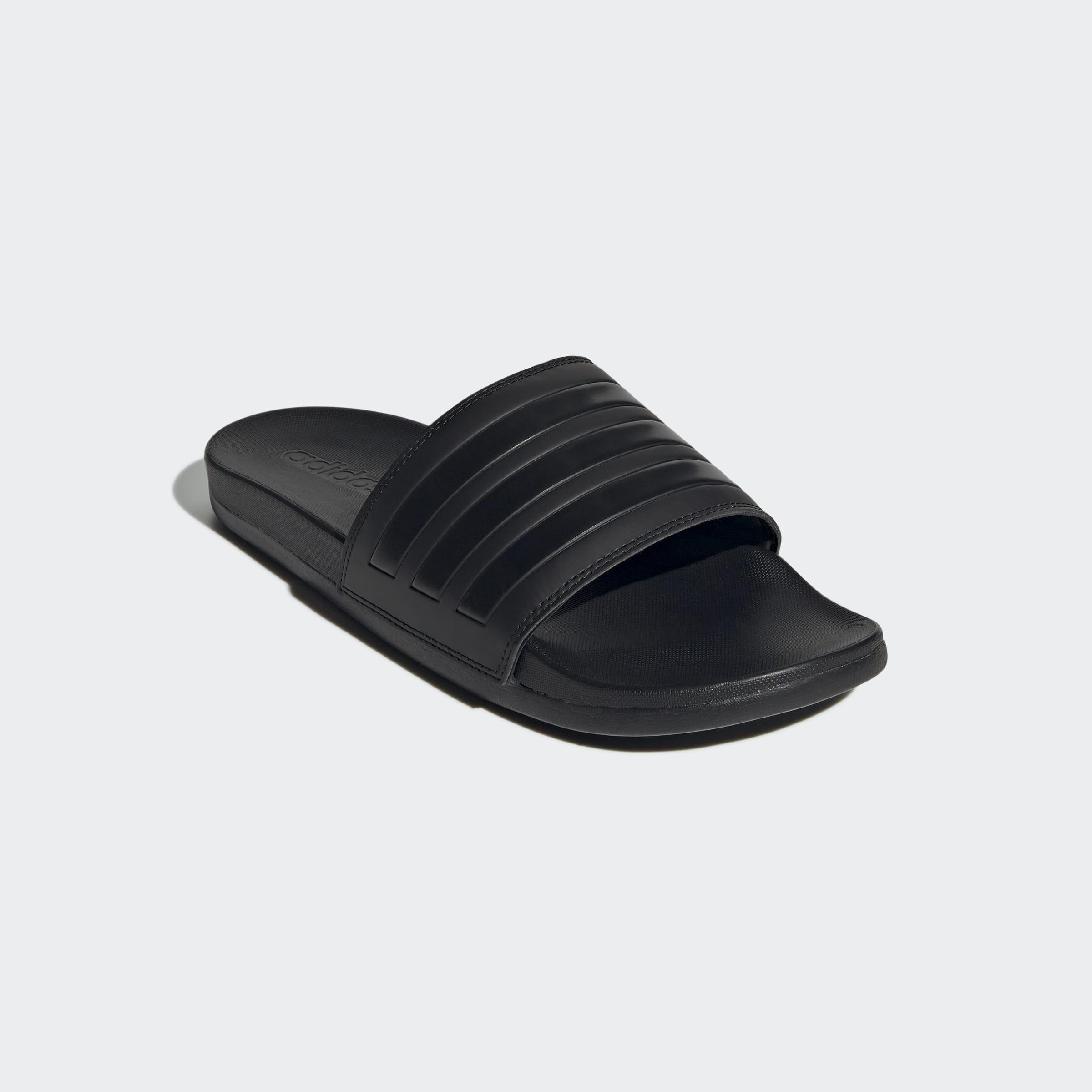 Unisex Adilette Comfort Slides, Black, A901_ONE, large image number 2