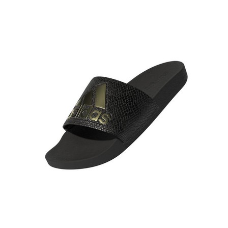 Women Adilette Comfort Slides, Black, A901_ONE, large image number 12