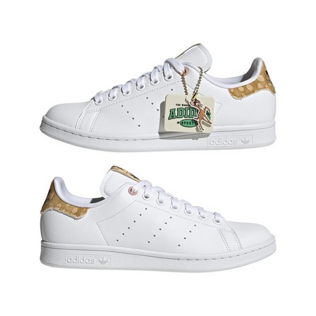 Women Disney Stan Smith Shoes Ftwr, White, A901_ONE, large image number 5
