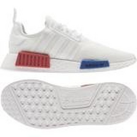 Men Nmd_R1 Shoes Ftwr, White, A901_ONE, large image number 24