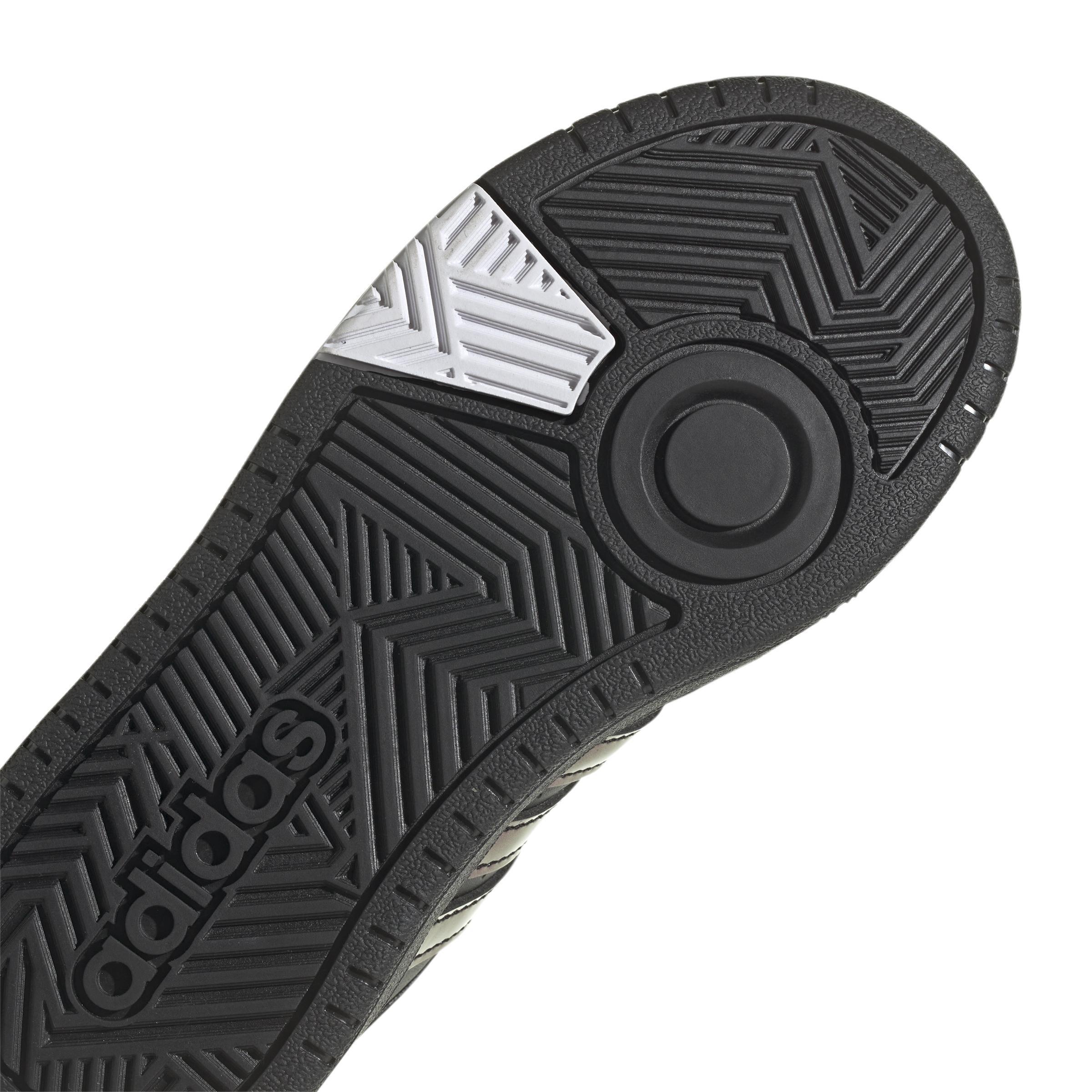 Unisex Kids Hoops Shoes, Black, A901_ONE, large image number 4