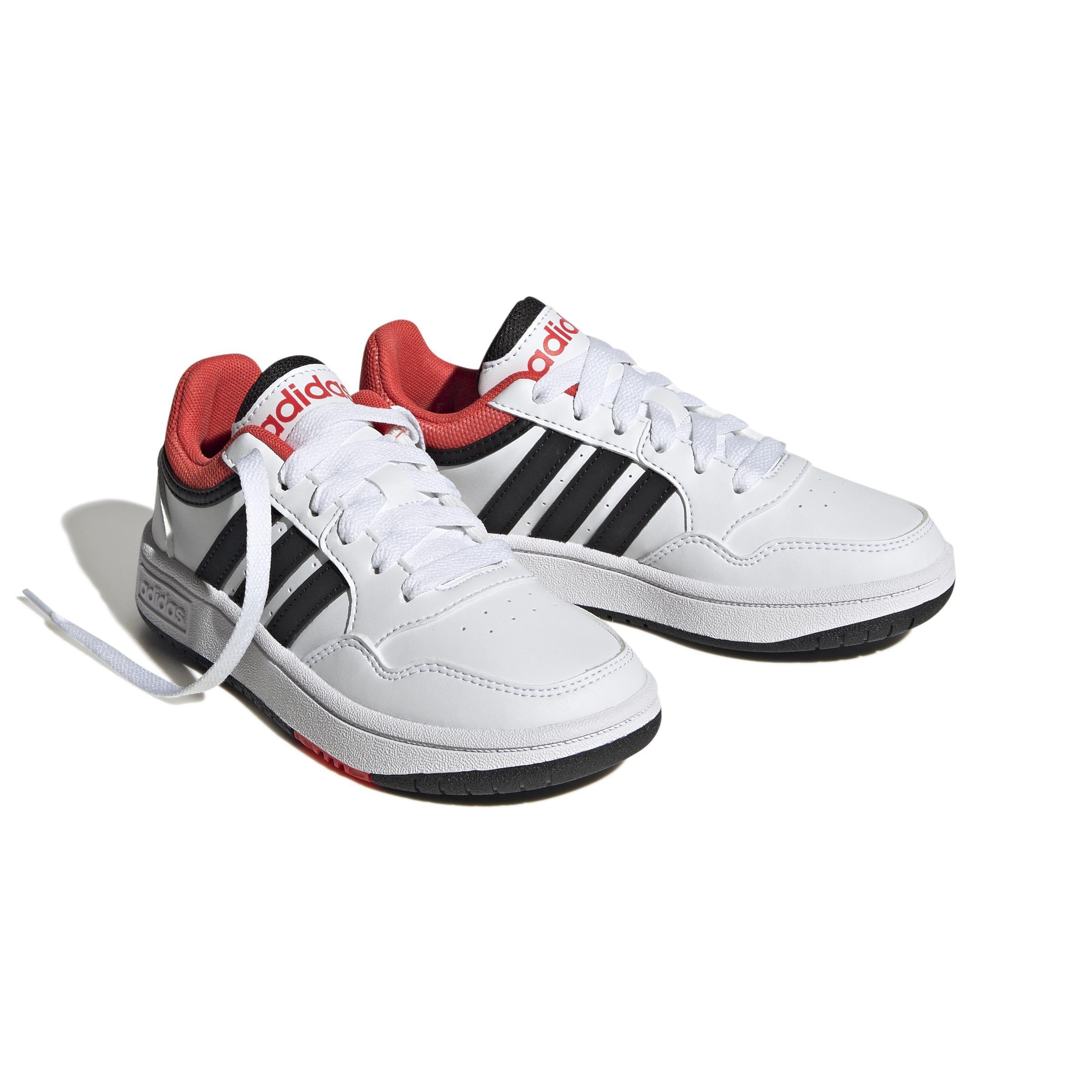 Unisex Kids Hoops Shoes, White, A901_ONE, large image number 2