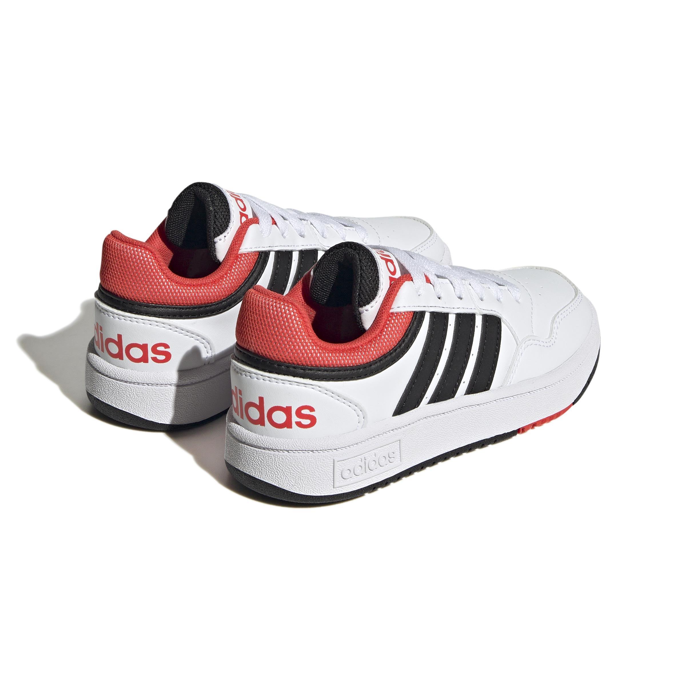 Unisex Kids Hoops Shoes, White, , large image number 3