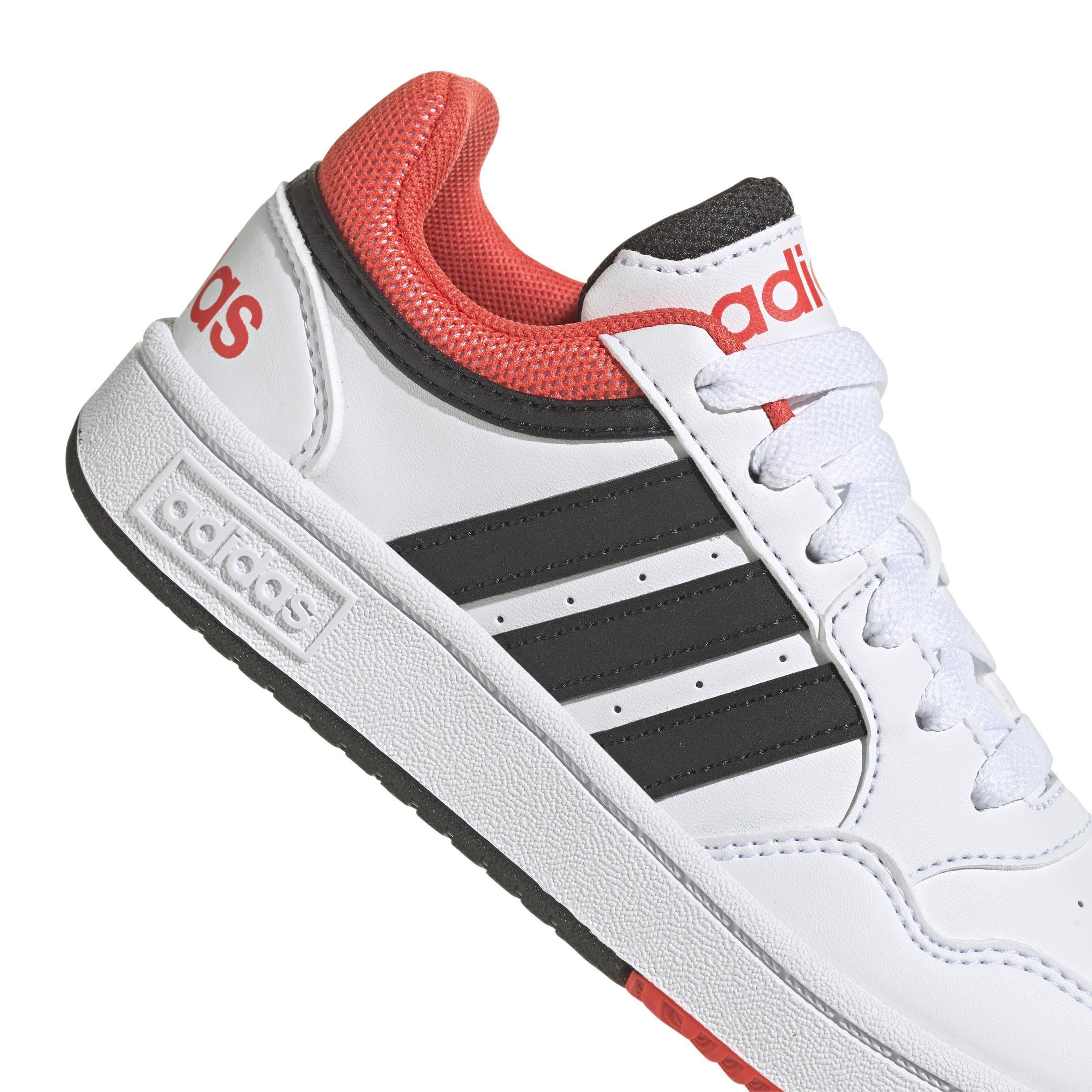 Unisex Kids Hoops Shoes, White, , large image number 4