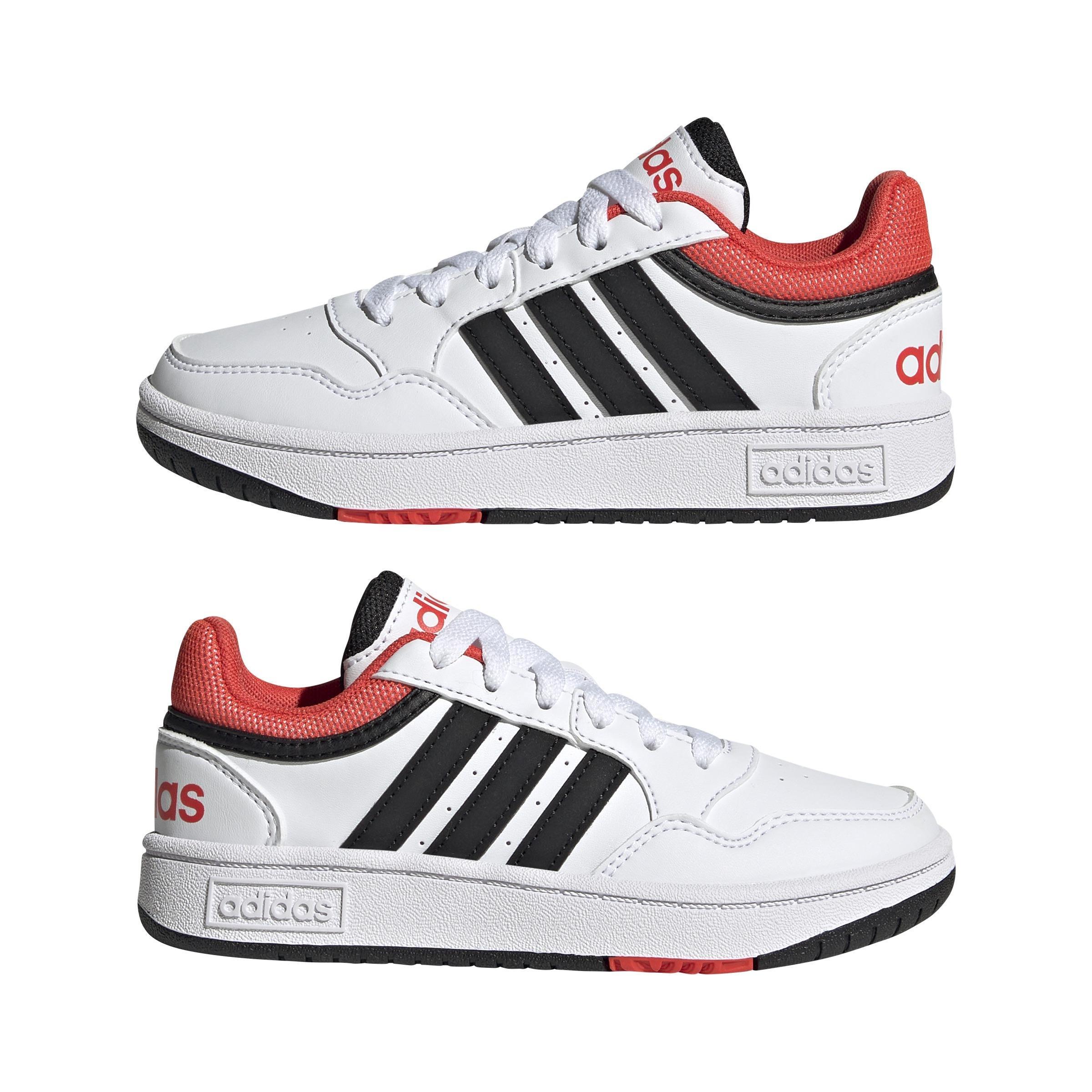 Unisex Kids Hoops Shoes, White, , large image number 11