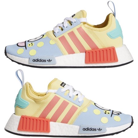 Unisex Kids Kevin Lyons Nmd_R1 Refined Shoes, Multicolour, A901_ONE, large image number 6