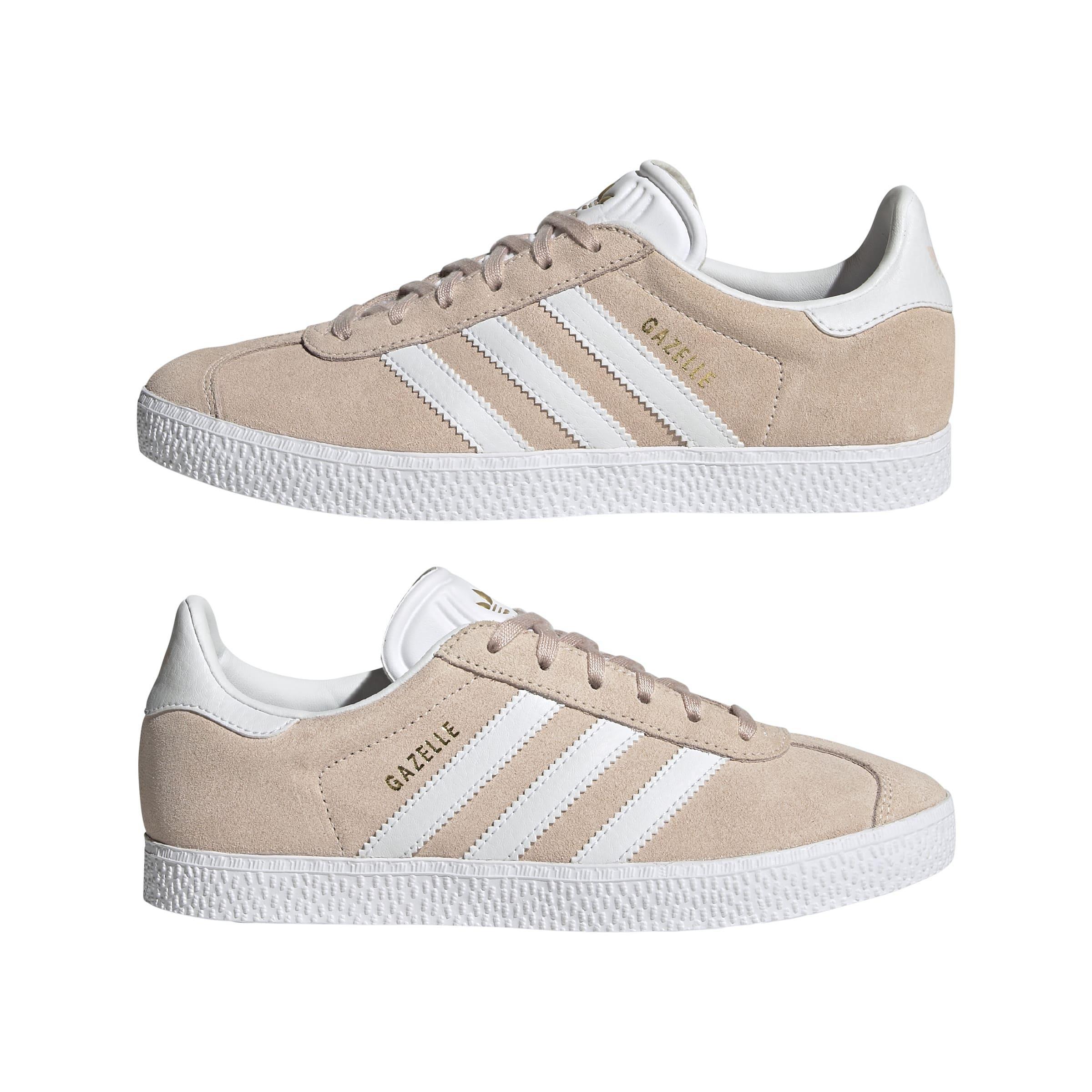 Unisex Kids Gazelle Shoes, Pink, A901_ONE, large image number 8