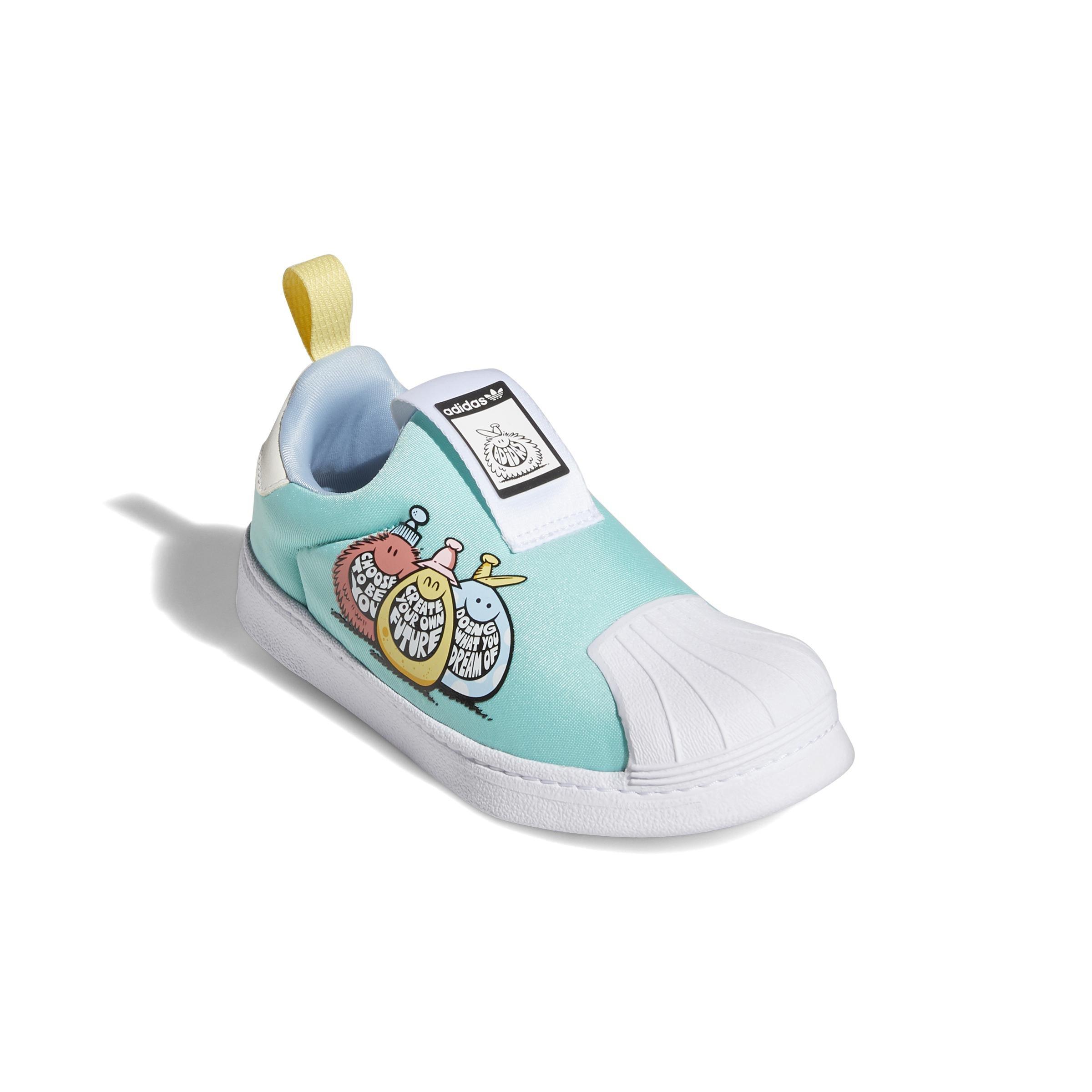 Unisex Kids Kevin Lyons Superstar 360 Shoes, Blue, A901_ONE, large image number 1