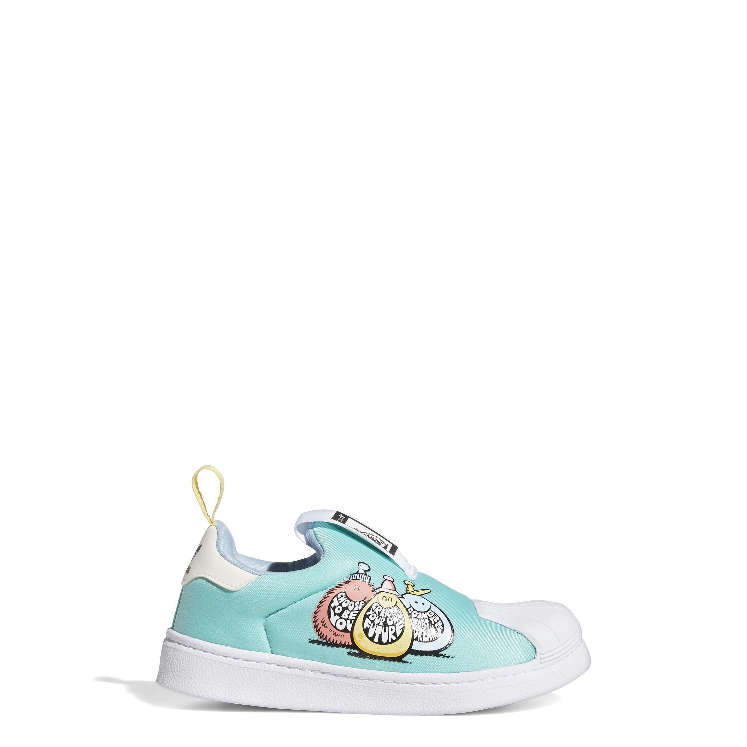Unisex Kids Kevin Lyons Superstar 360 Shoes, Blue, A901_ONE, large image number 9