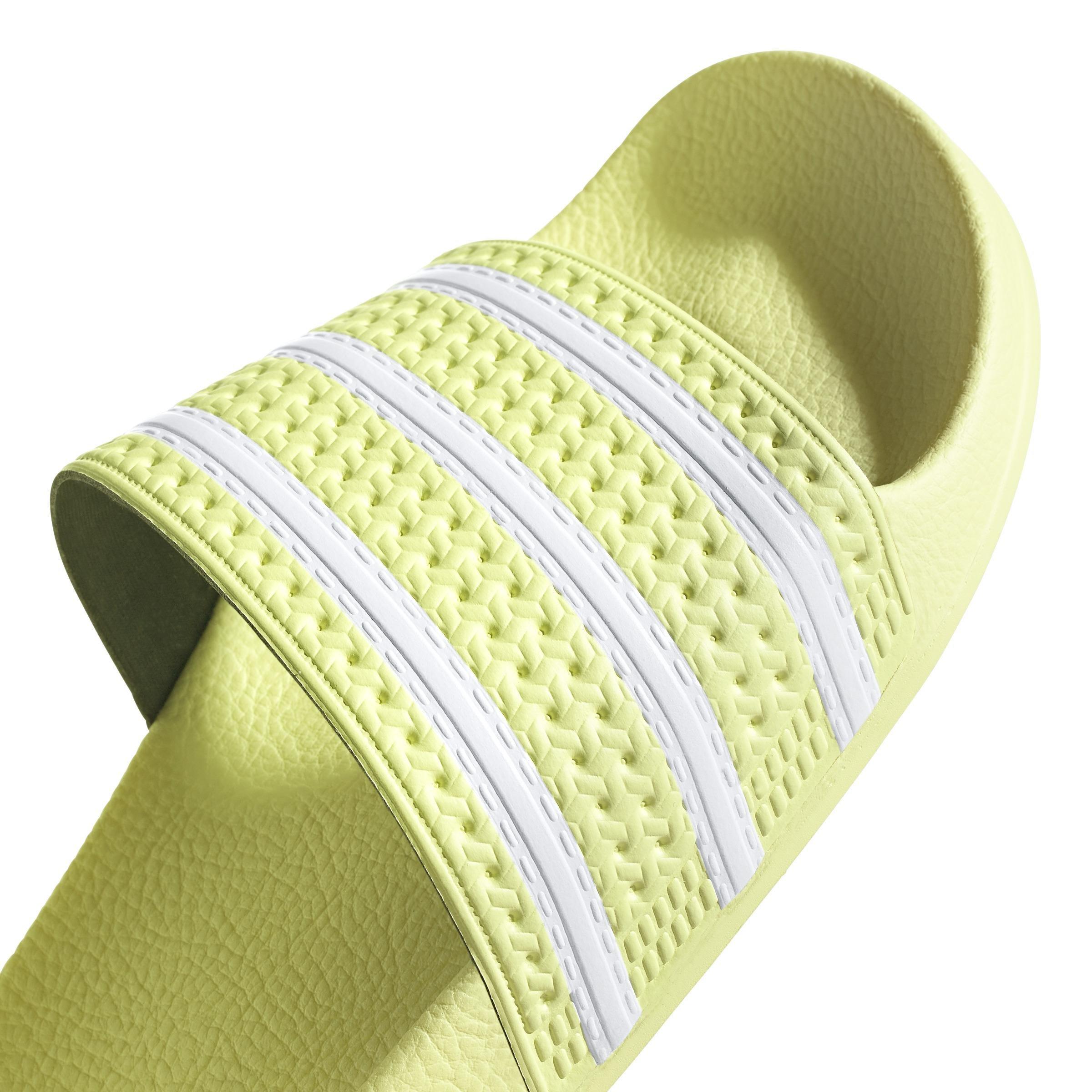 adilette Slides, Yellow, A901_ONE, large image number 3