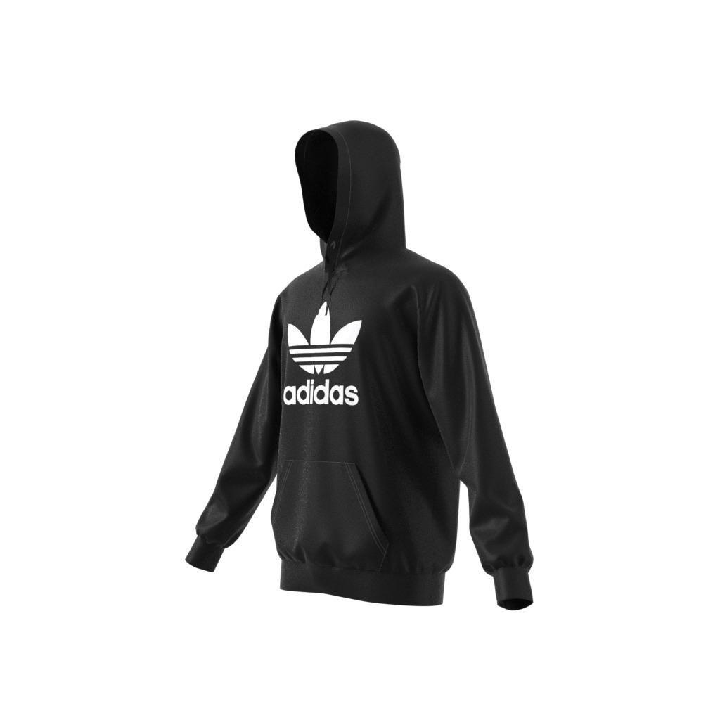 Adicolor Classics Trefoil Hoodie, Black, A901_ONE, large image number 4