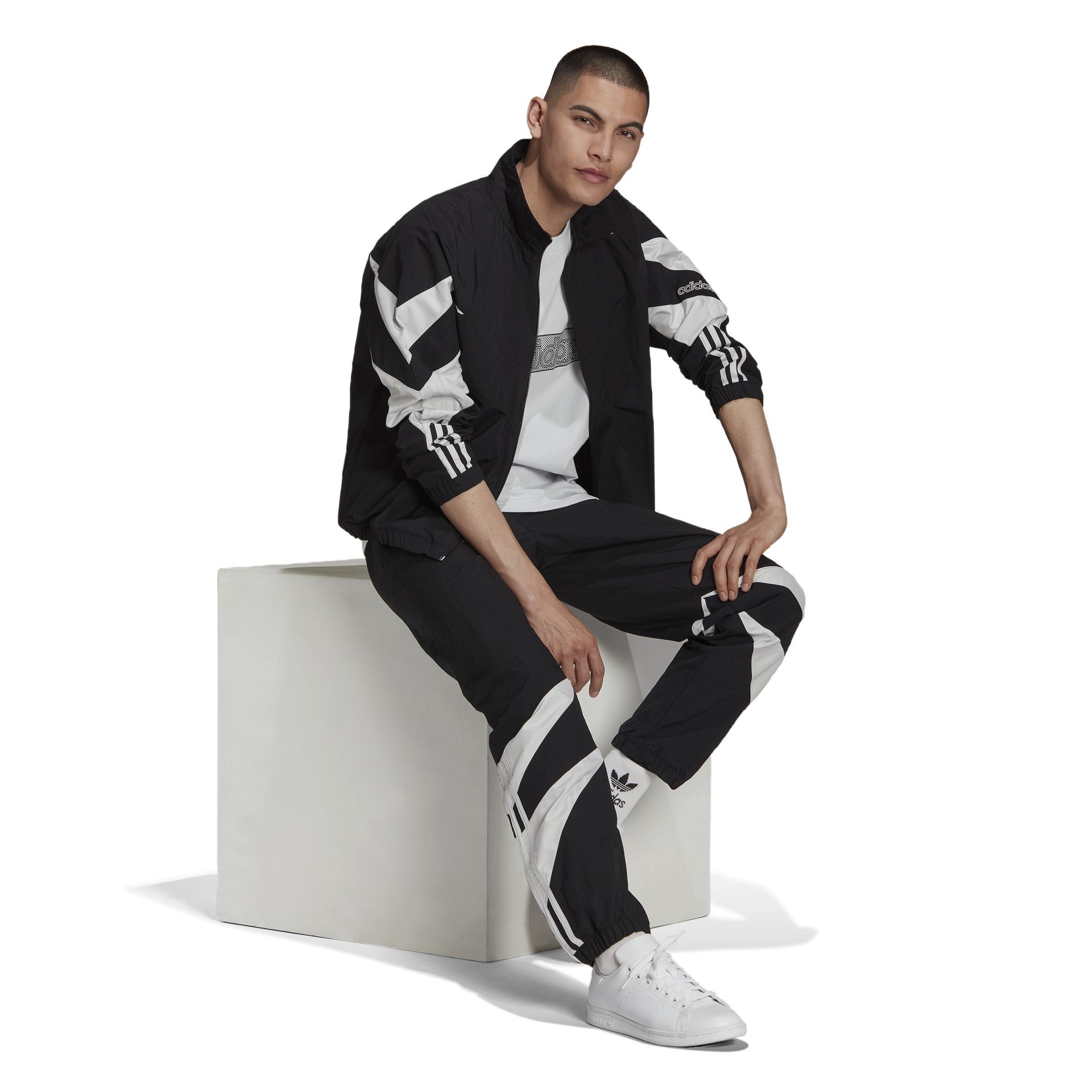 Sprt Shark Woven Track Top, Black, , large image number 0