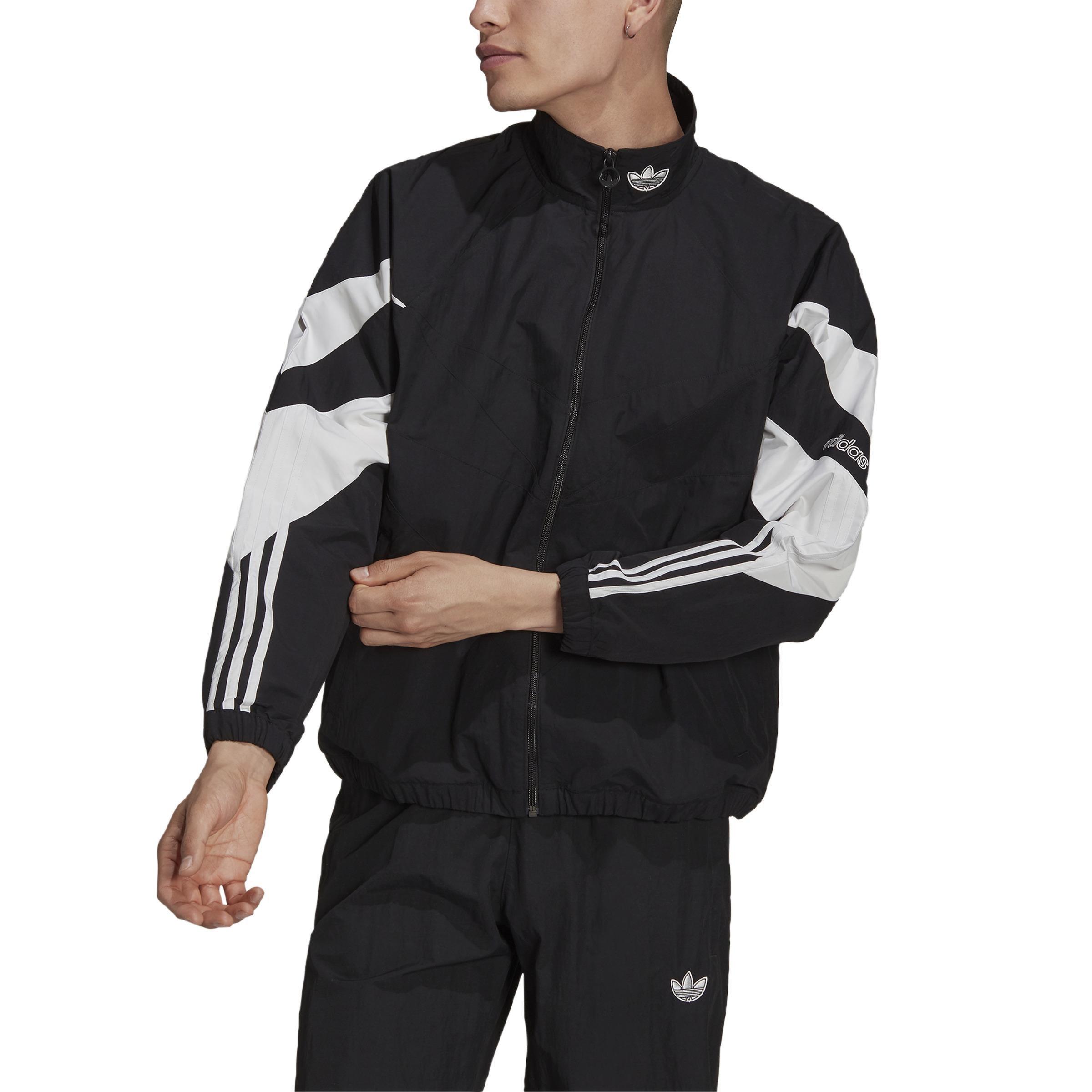 Sprt Shark Woven Track Top, Black, , large image number 3
