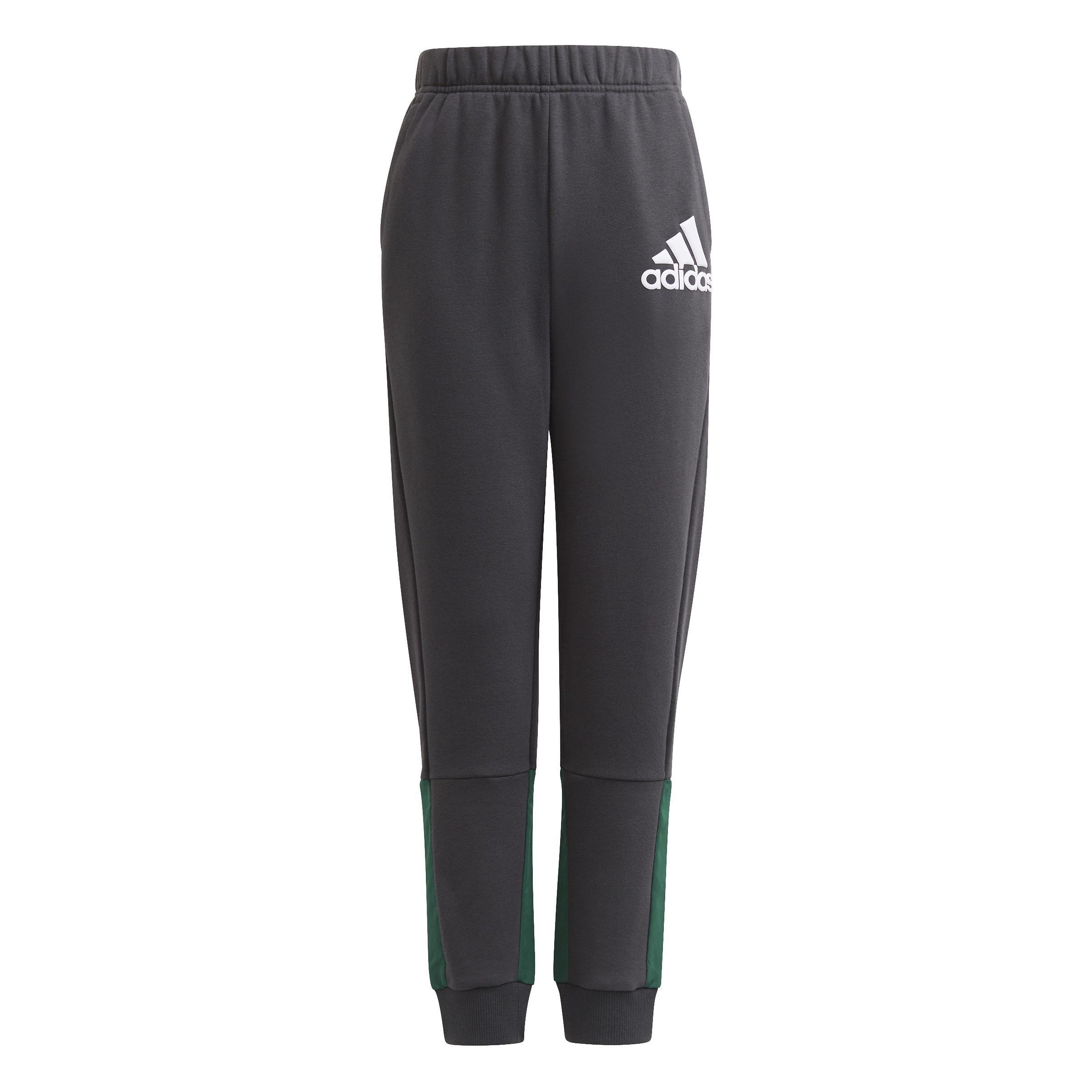 Kids Badge Of Sport Joggers, Grey, A901_ONE, large image number 0