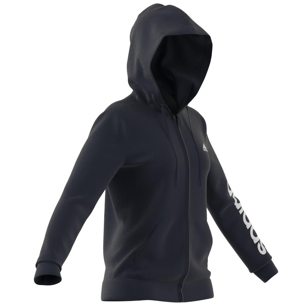 Essentials Logo Full-Zip Hoodie, Blue, , large image number 12