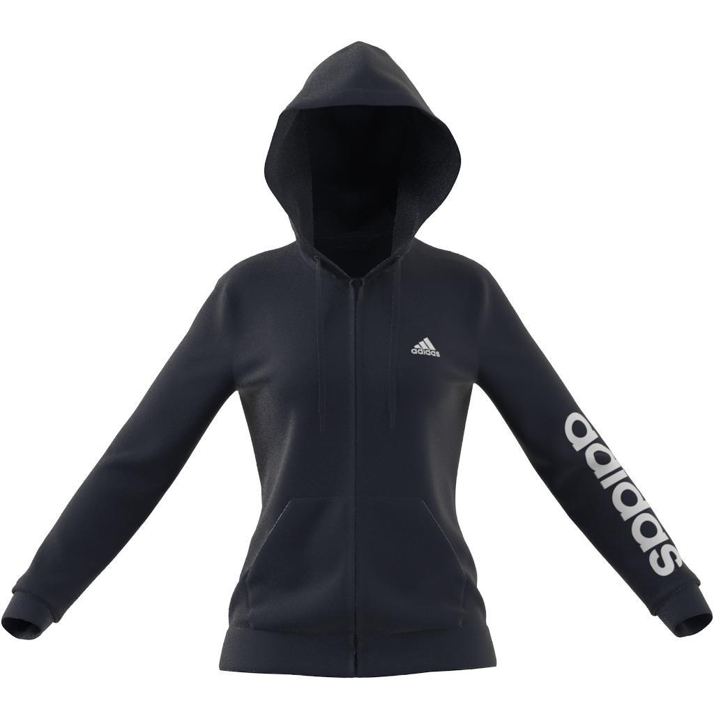 Essentials Logo Full-Zip Hoodie, Blue, , large image number 14
